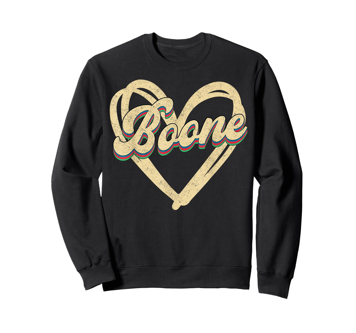 Boone Family Name I Love Boone Personalized Vintage T-Shirt