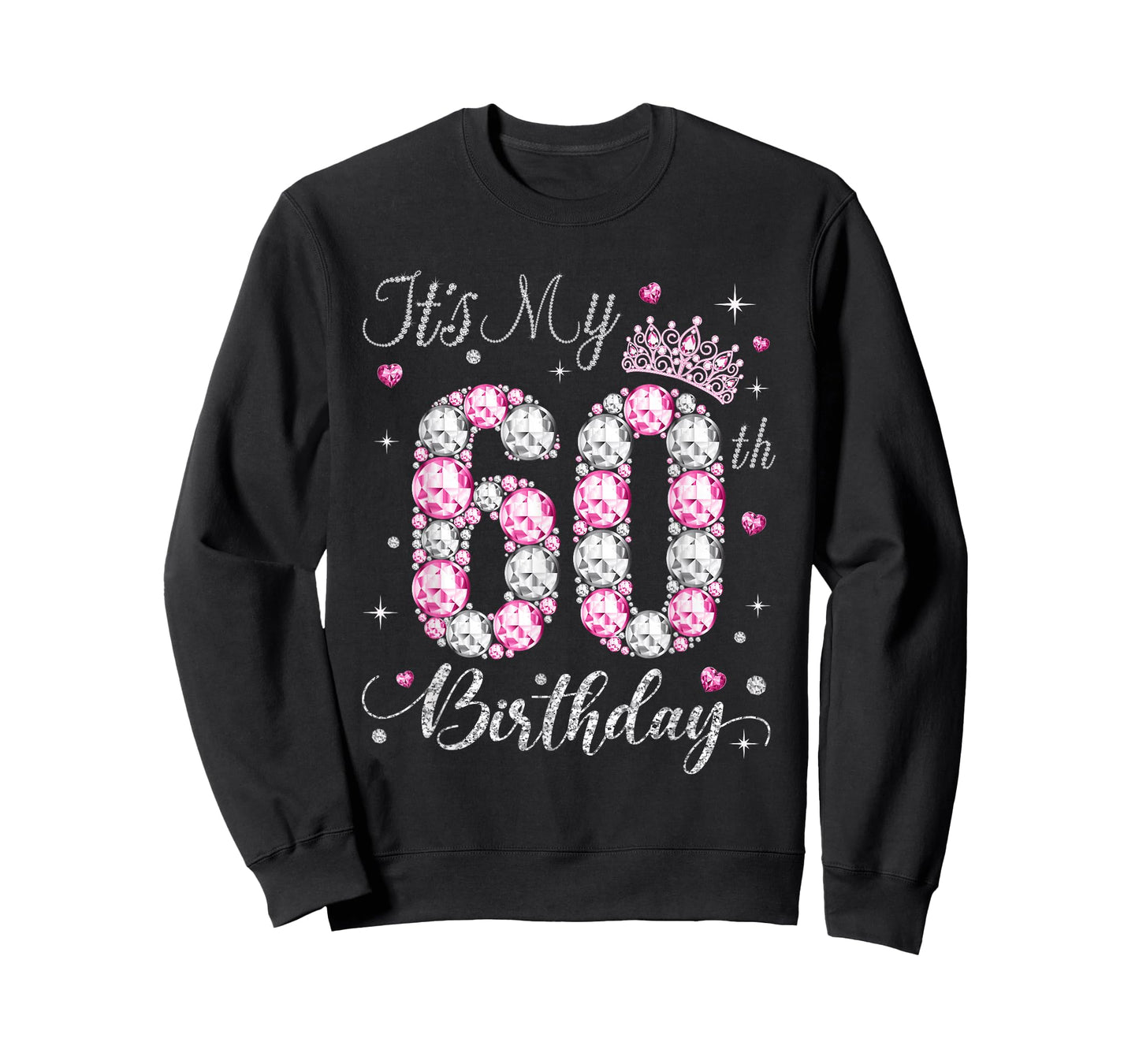 It's My 60th Birthday 60 Year Old Women Queen Diamond Crown T-Shirt