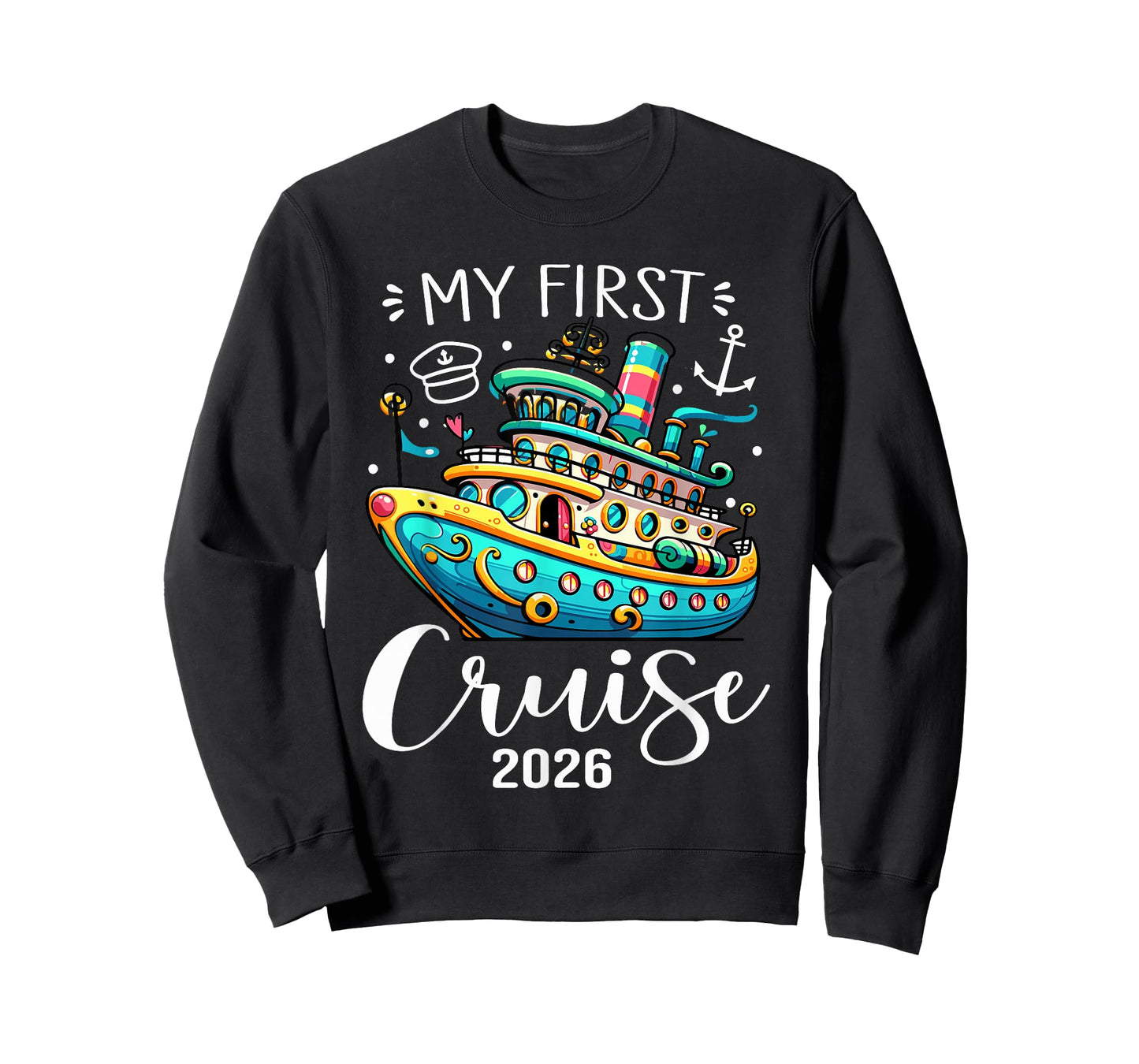 My First Cruise 2026 Cute Family Kids Cruising Vacation T-Shirt
