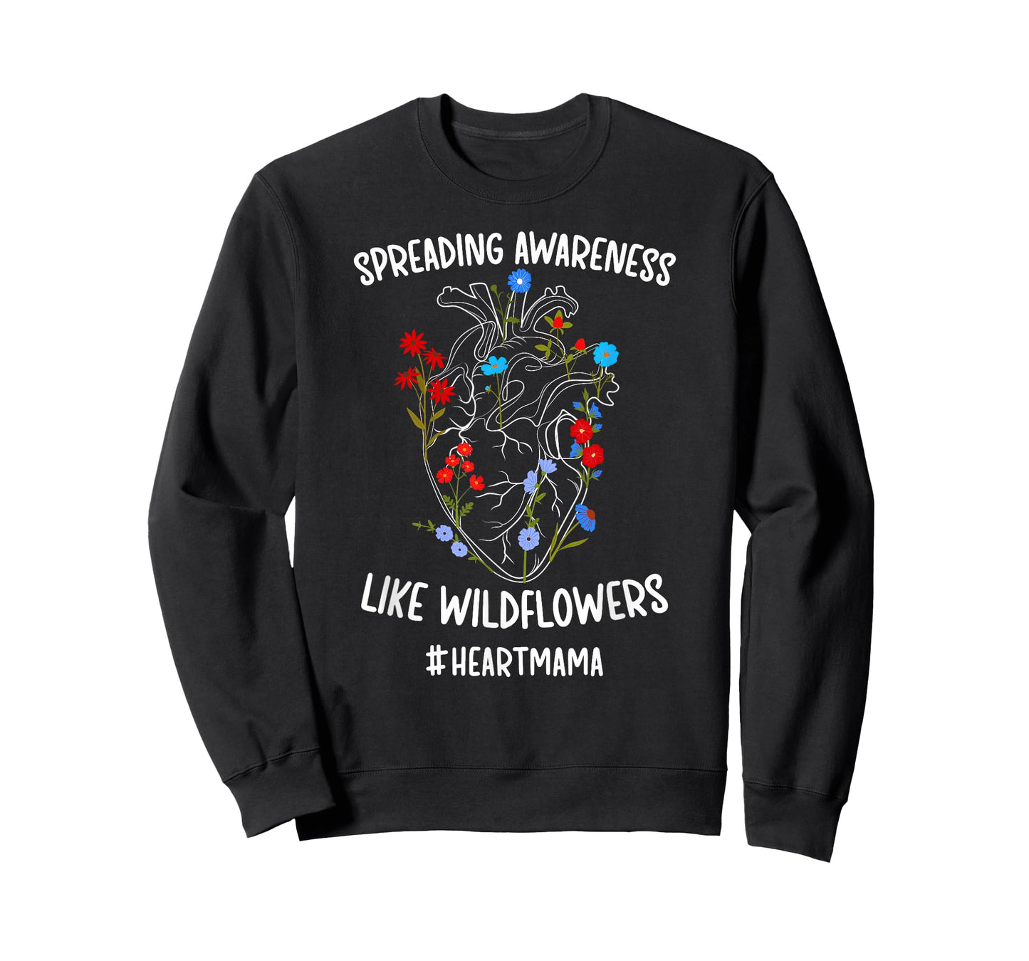 Heart Mama CHD Awareness Proud CHD Mom of A CHD Warrior T-Shirt