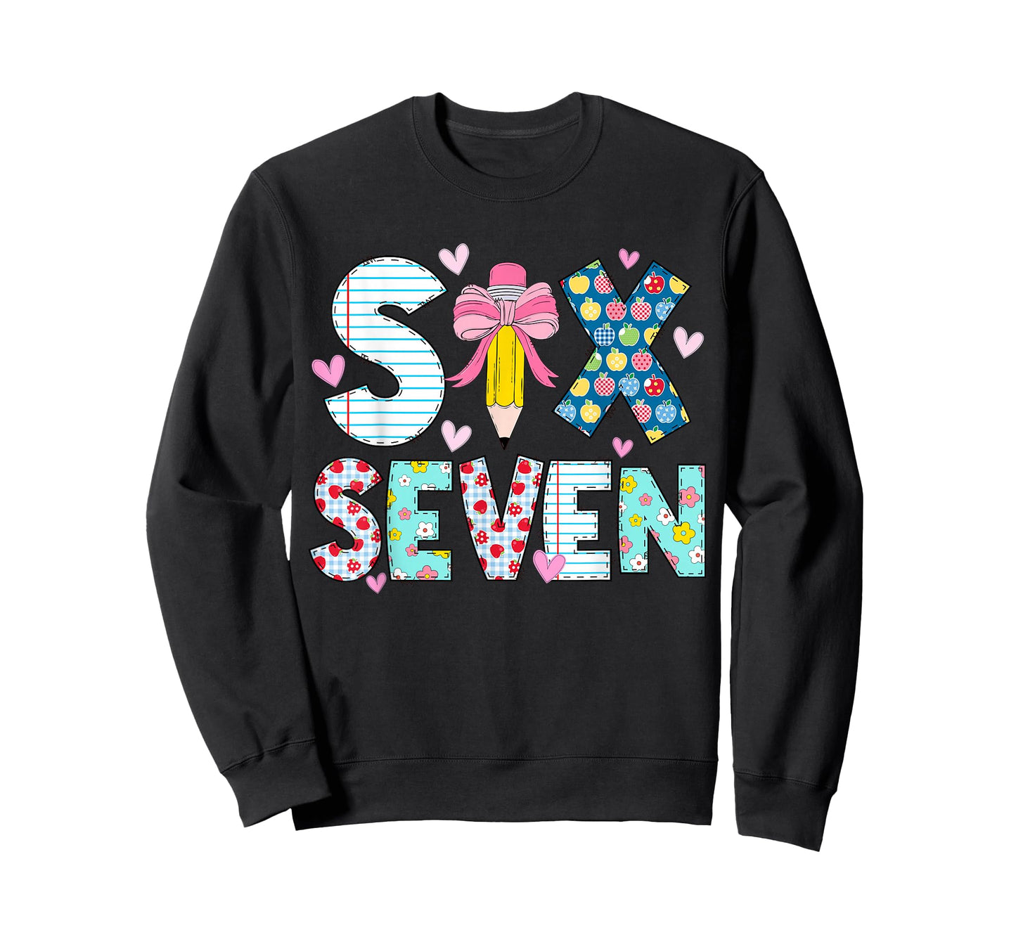Six Seven Meme 67 Teacher Women Students Kids 6-7 Funny 6 7 T-Shirt