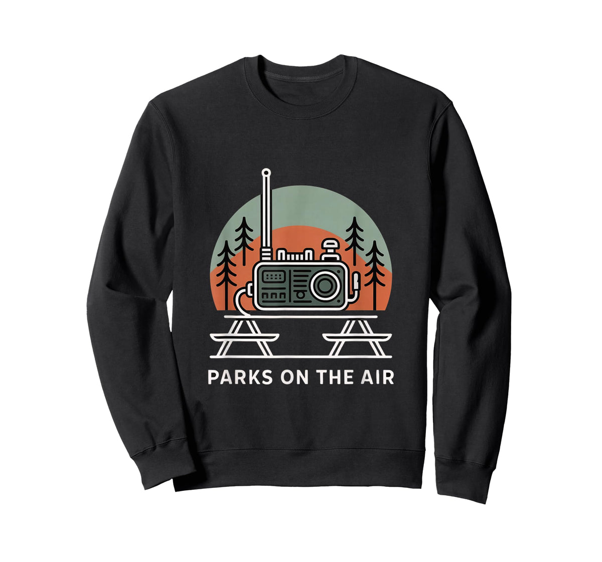 Parks On The Air Portable Ham Radio Operator Camping T-Shirt