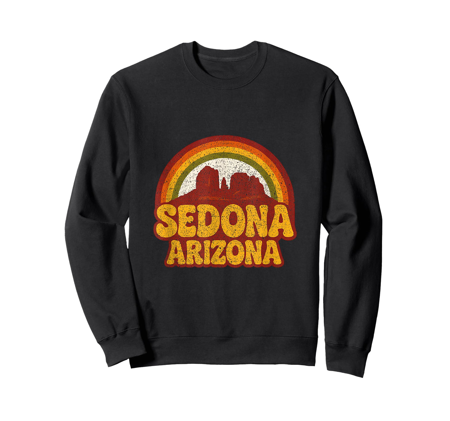 Sedona Arizona Retro Vintage Souvenir Hiking Mountains T-Shirt