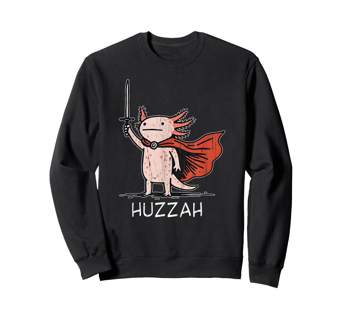 Huzzah Axolotl, Funny Axolotl Meme T-Shirt