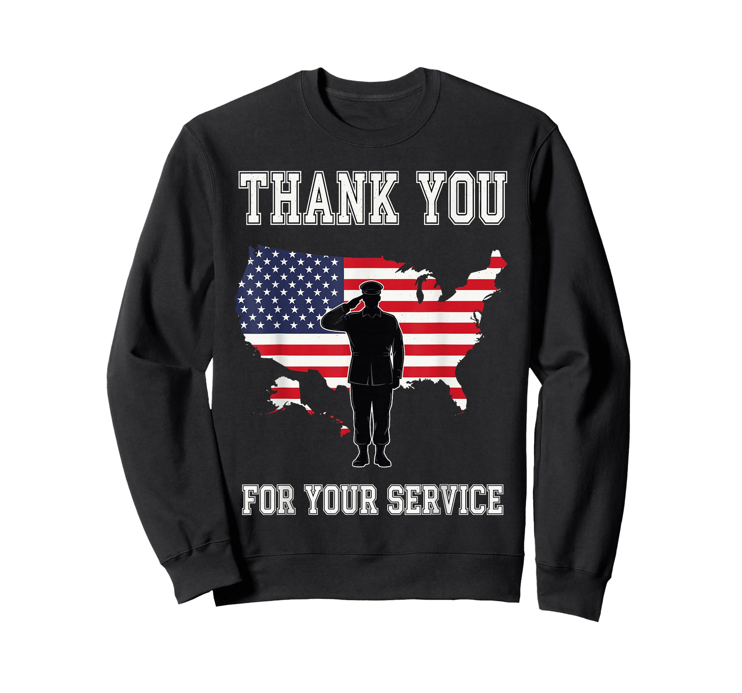 Thank You Veterans Shirt, American Flag Salute T-Shirt