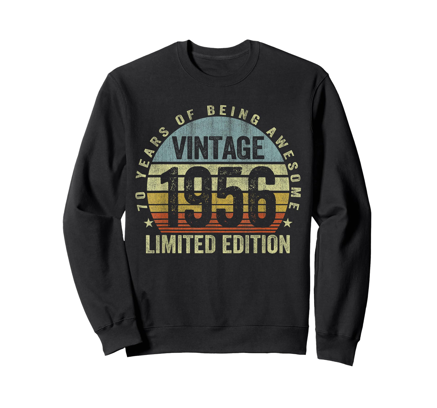 Vintage Born in 1956 Retro 70th Birthday Gifts 70 Years Old T-Shirt
