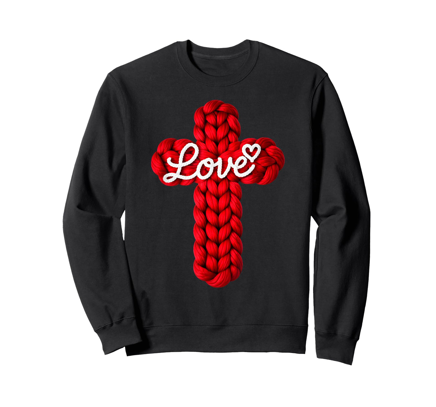 Christian Love Cross Faith Religious Valentines Christmas T-Shirt