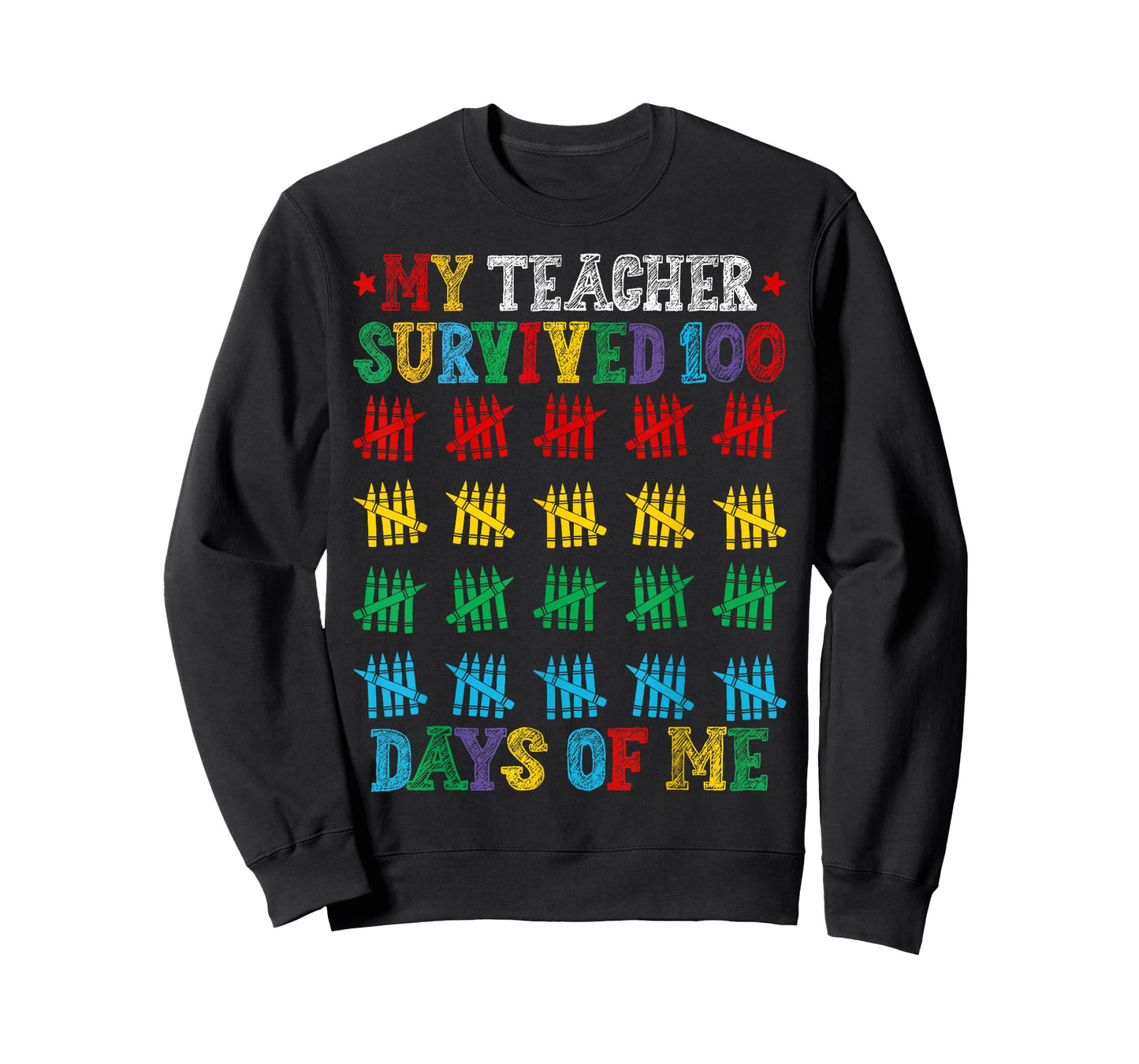 My Teacher Survived 100 Days of Me 100 Days of School Kids T-Shirt