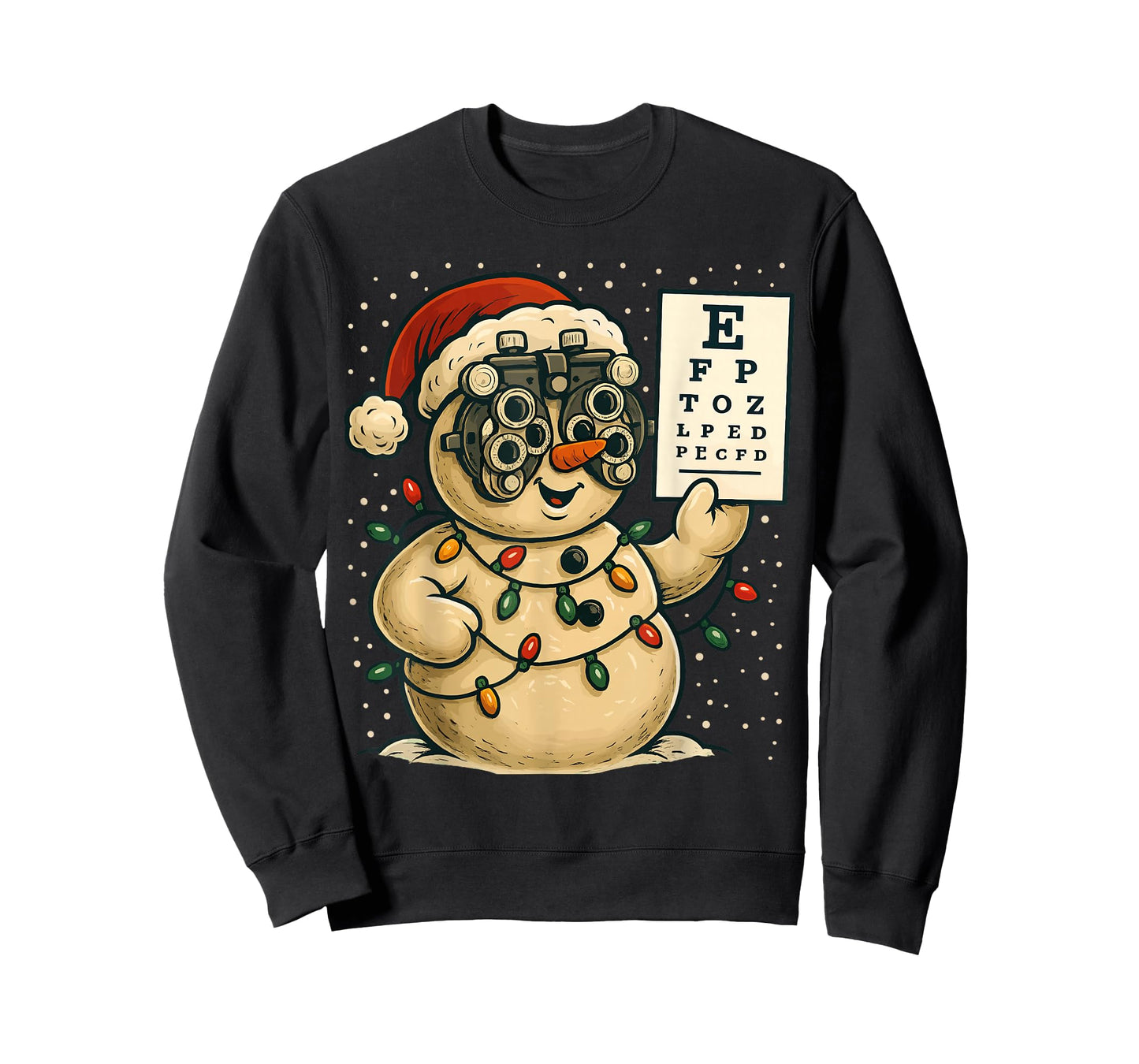 Optometry Christmas Ophthalmologist Funny Optician Christmas T-Shirt