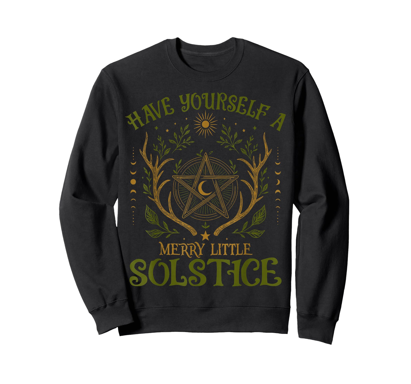 Have Yourself A Merry Little Solstice Yule Pagan Christmas T-Shirt