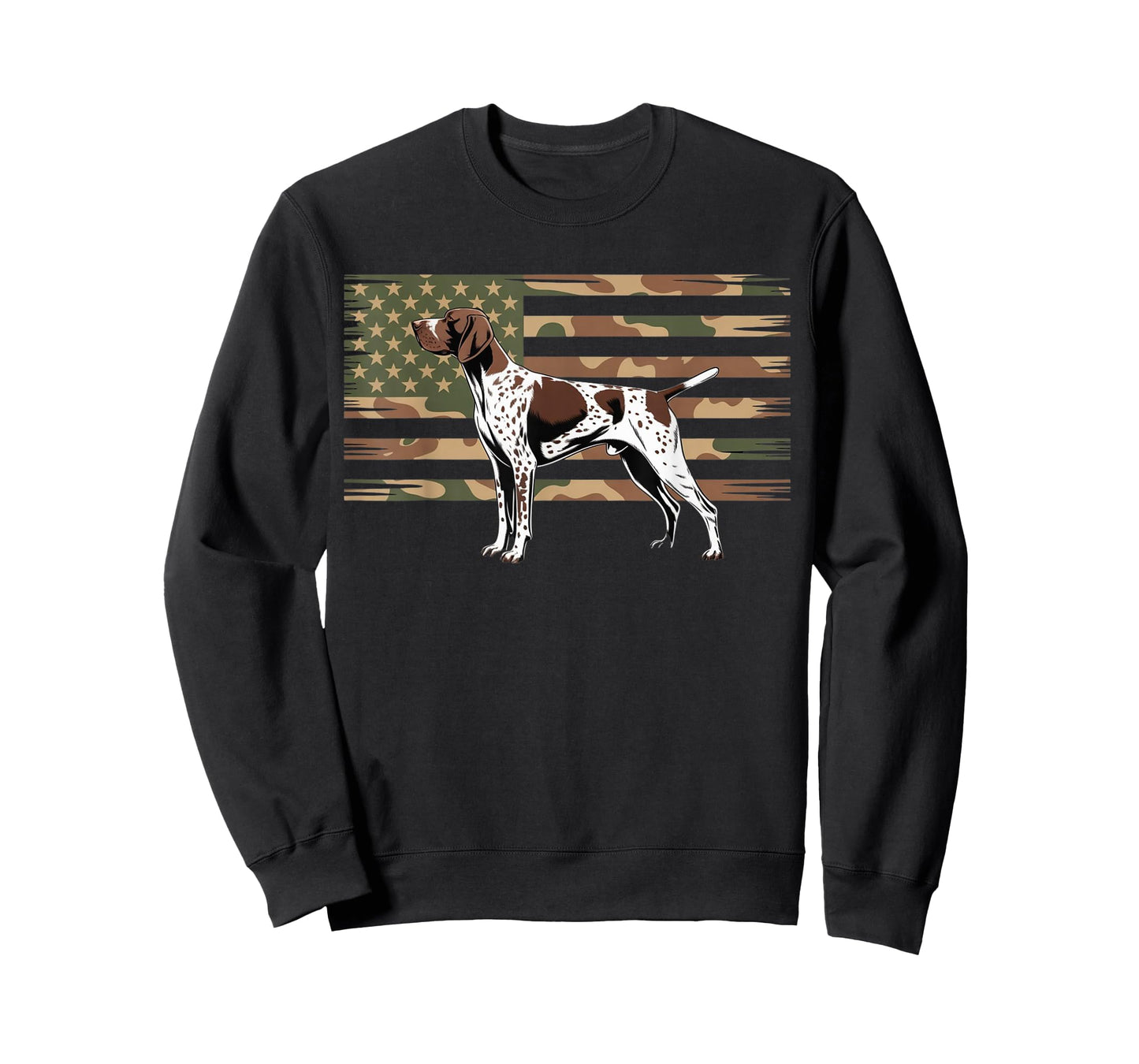 German Shorthaired Pointer Camouflage American Dogs Lover T-Shirt