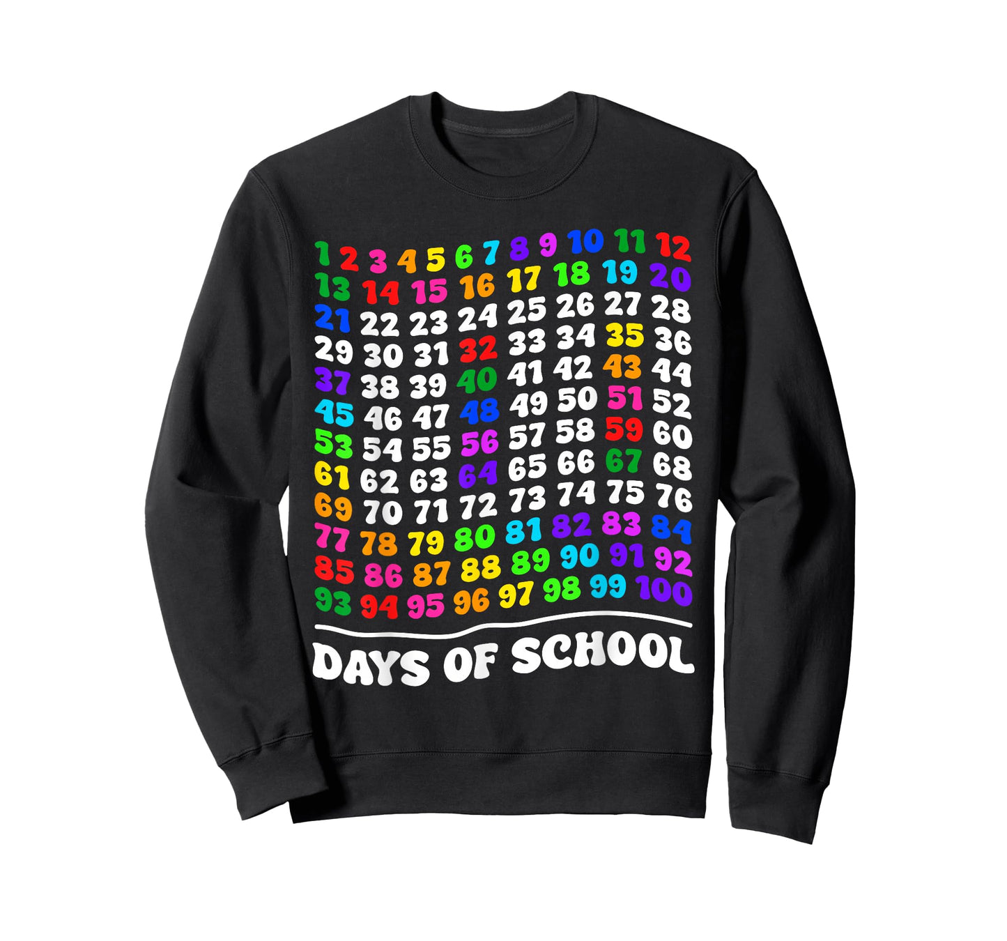 100th Day of School Teacher Kids 100 Days Math Numbers T-Shirt