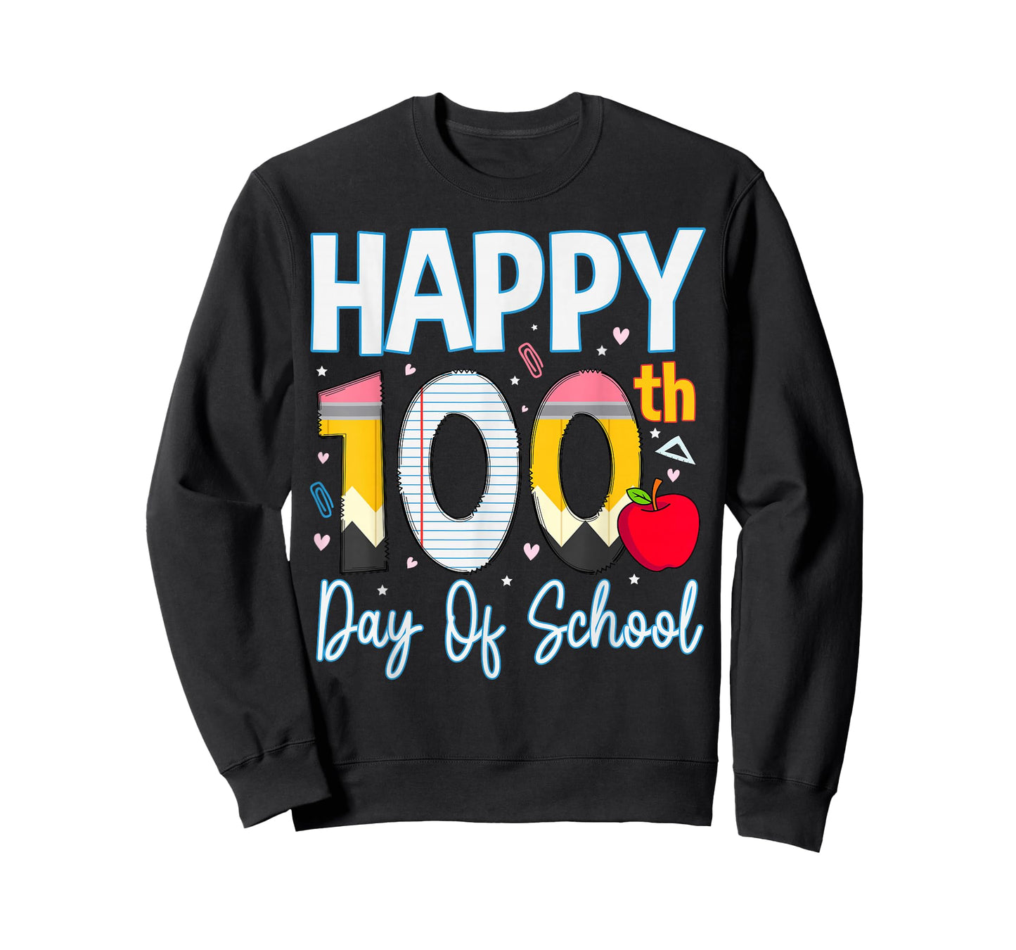 100 Days of School Teacher Kids Happy 100th Day of School T-Shirt