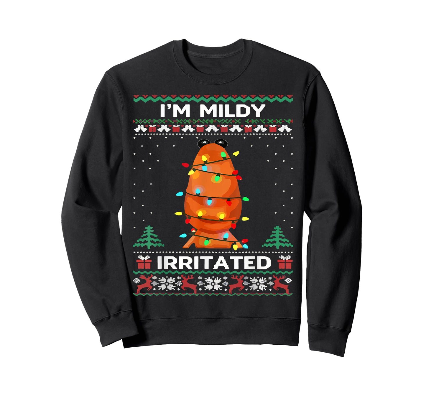 I'm Mildly Irritated Marcus The Worm Christmas Funny Meme T-Shirt