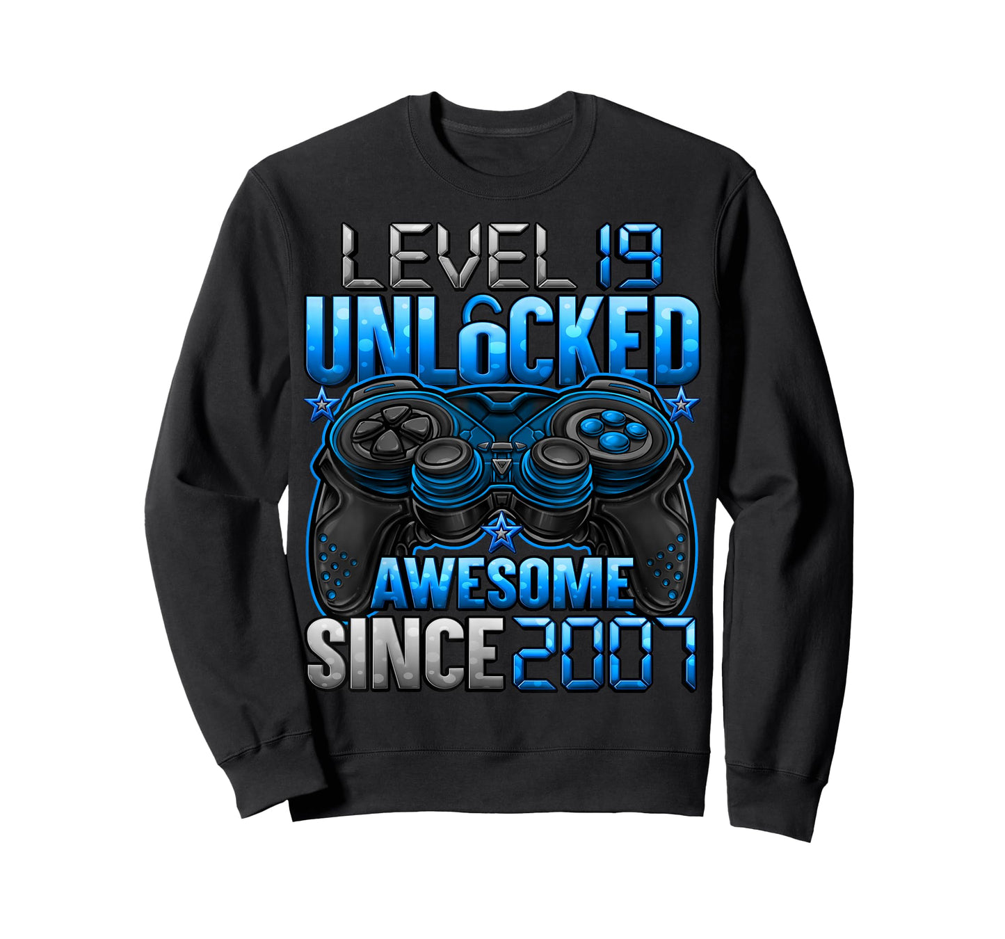 Level 19 Unlocked 19 Year Old Gifts Boys 19th Birthday Boy T-Shirt