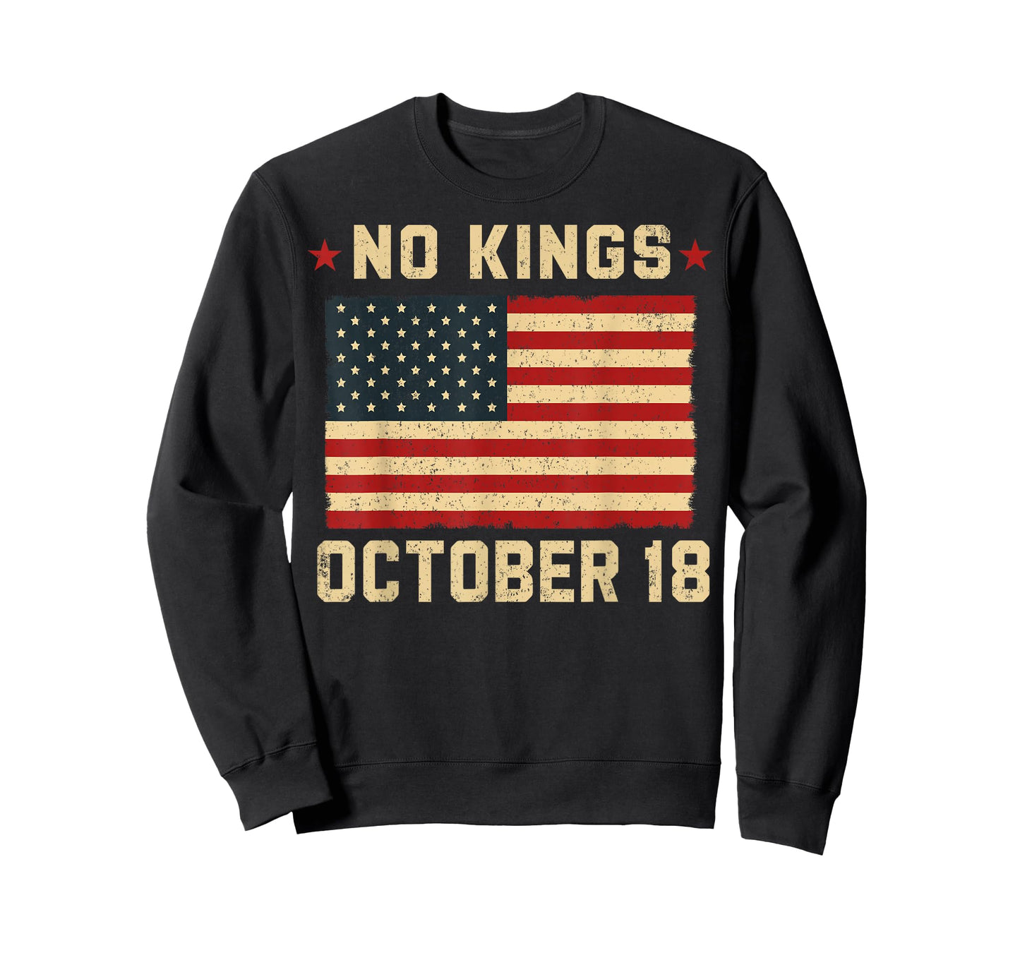 No Kings Shirt Vintage America Flag 1776 October 18 T-Shirt