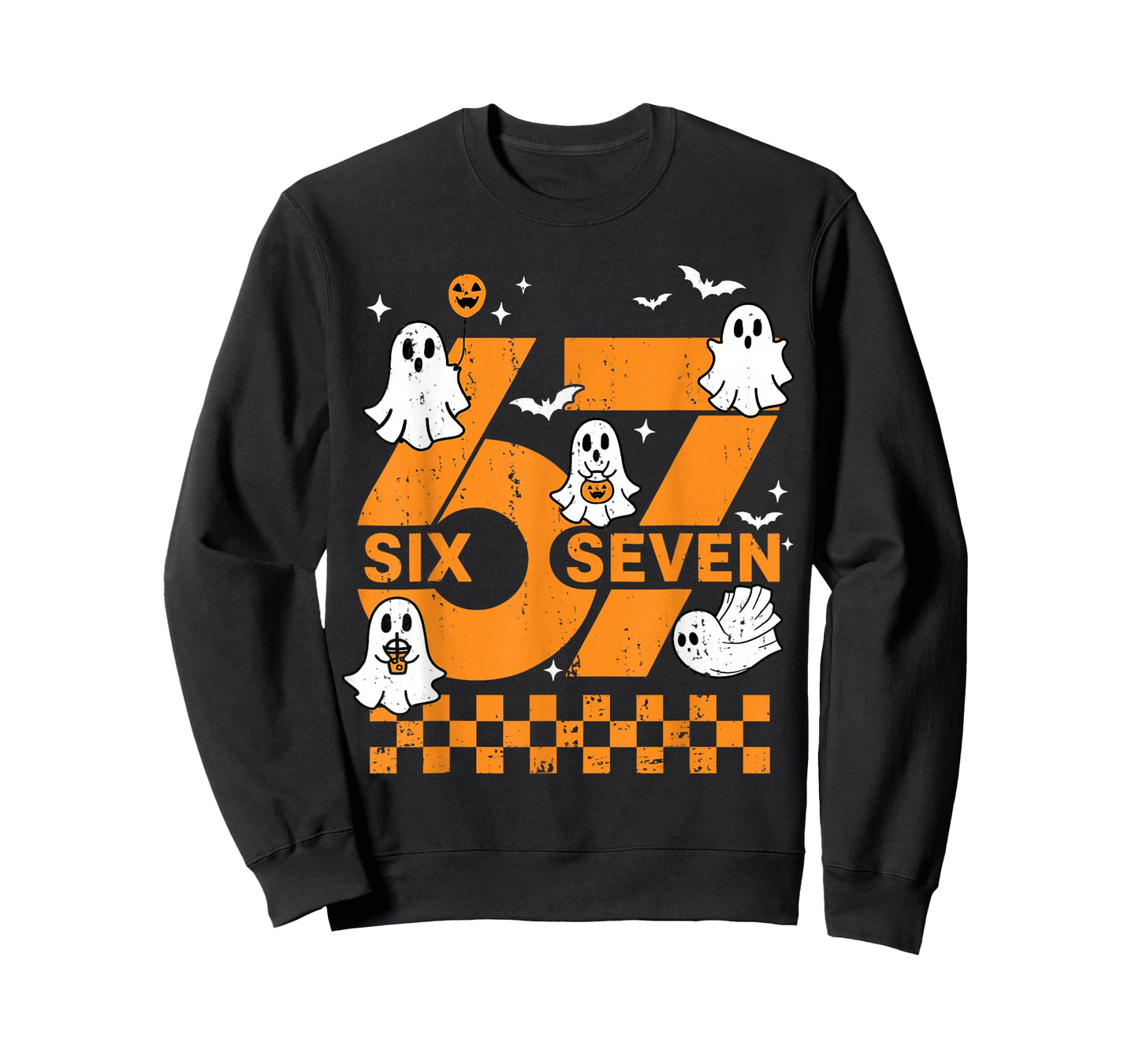67 Six Seven Meme Fun 6 7 Couple Matching Halloween Costume T-Shirt
