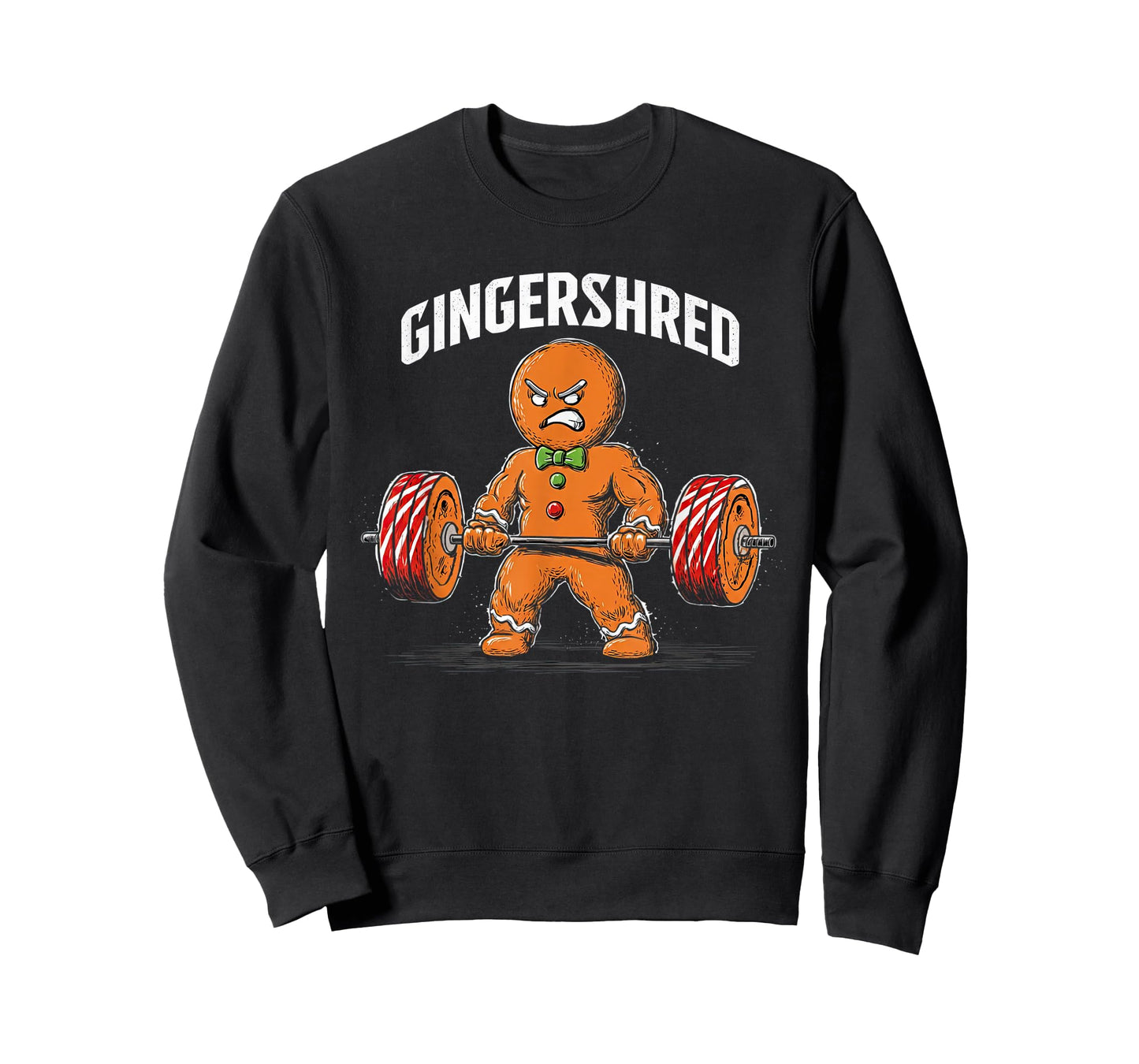 Gingershred Gingerbread Christmas Workout Gym Ginger-Shred T-Shirt