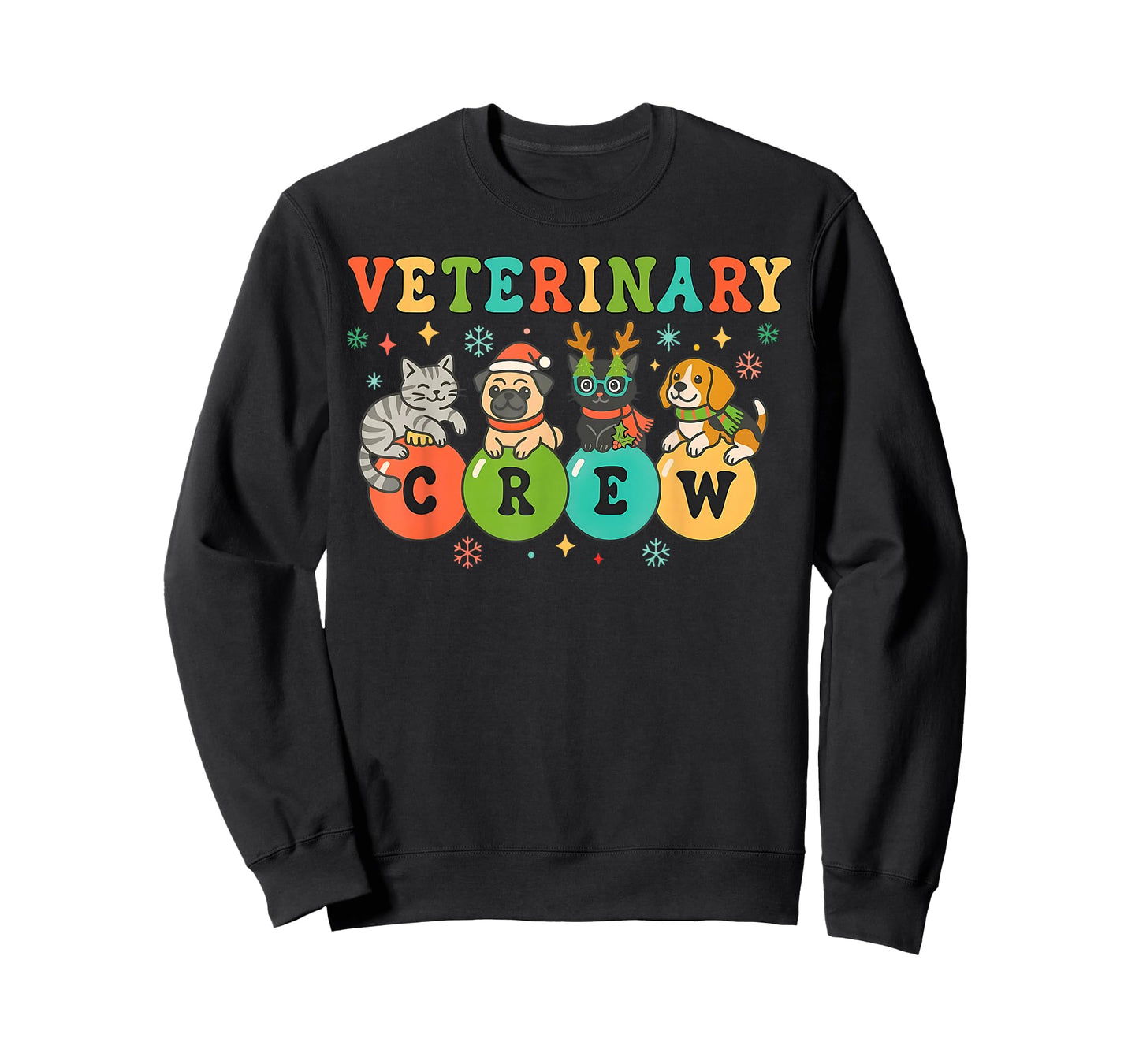 Veterinarian Christmas Veterinary Medicine Vet Technician T-Shirt
