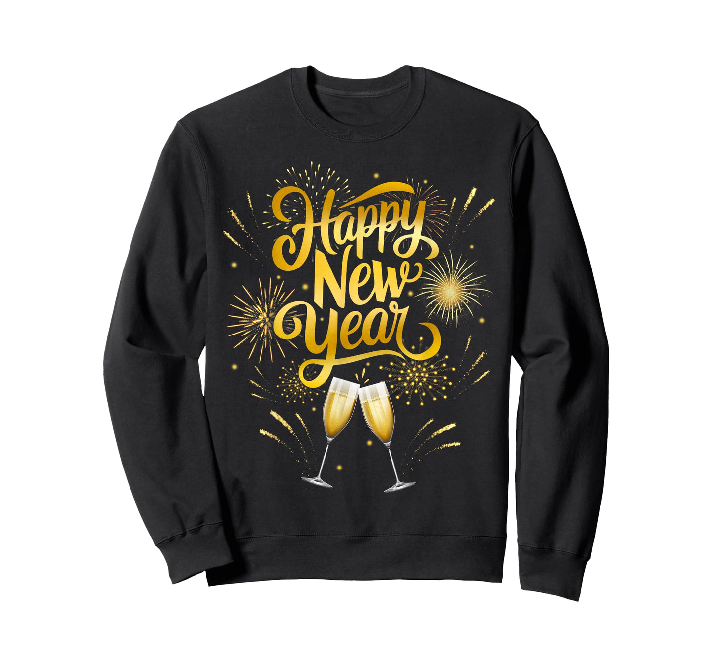 New Years Eve Party Supplies 2026 Happy New Year Fireworks T-Shirt