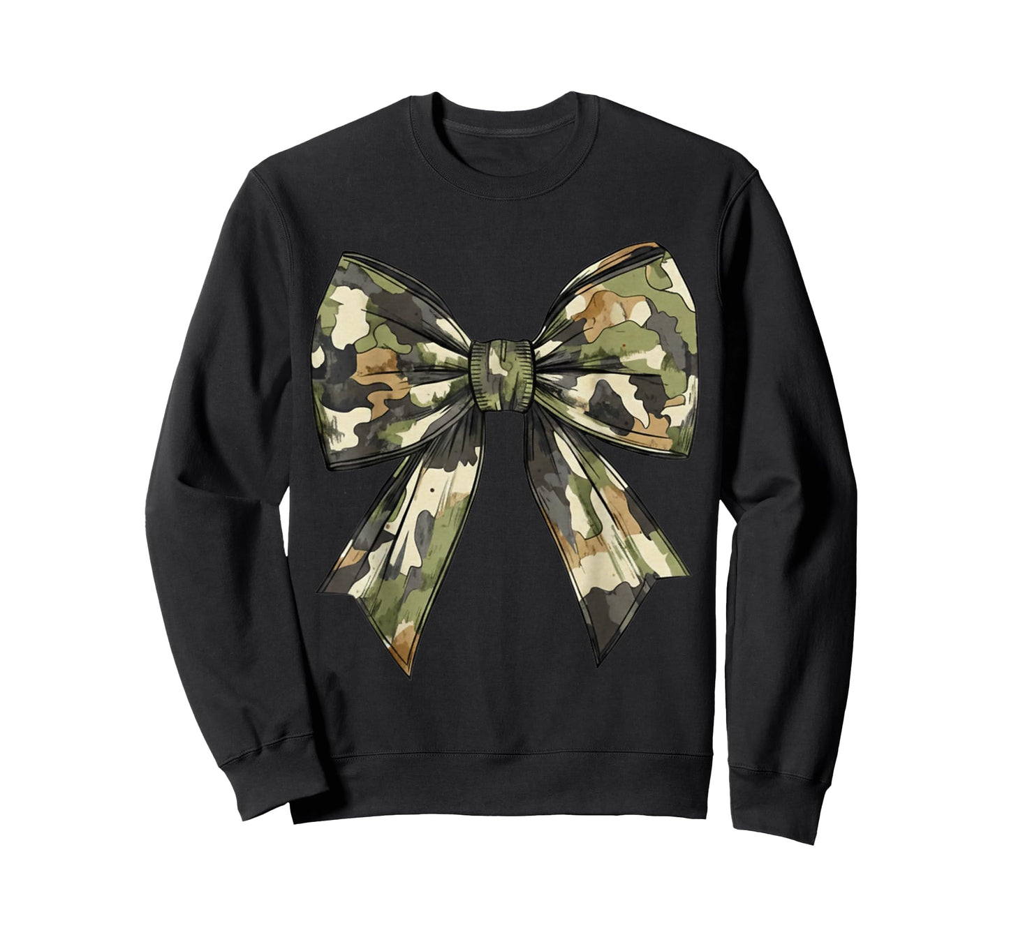 Camouflage Old Camo Bow Camo Coquette Bow Hunting Women Girl T-Shirt