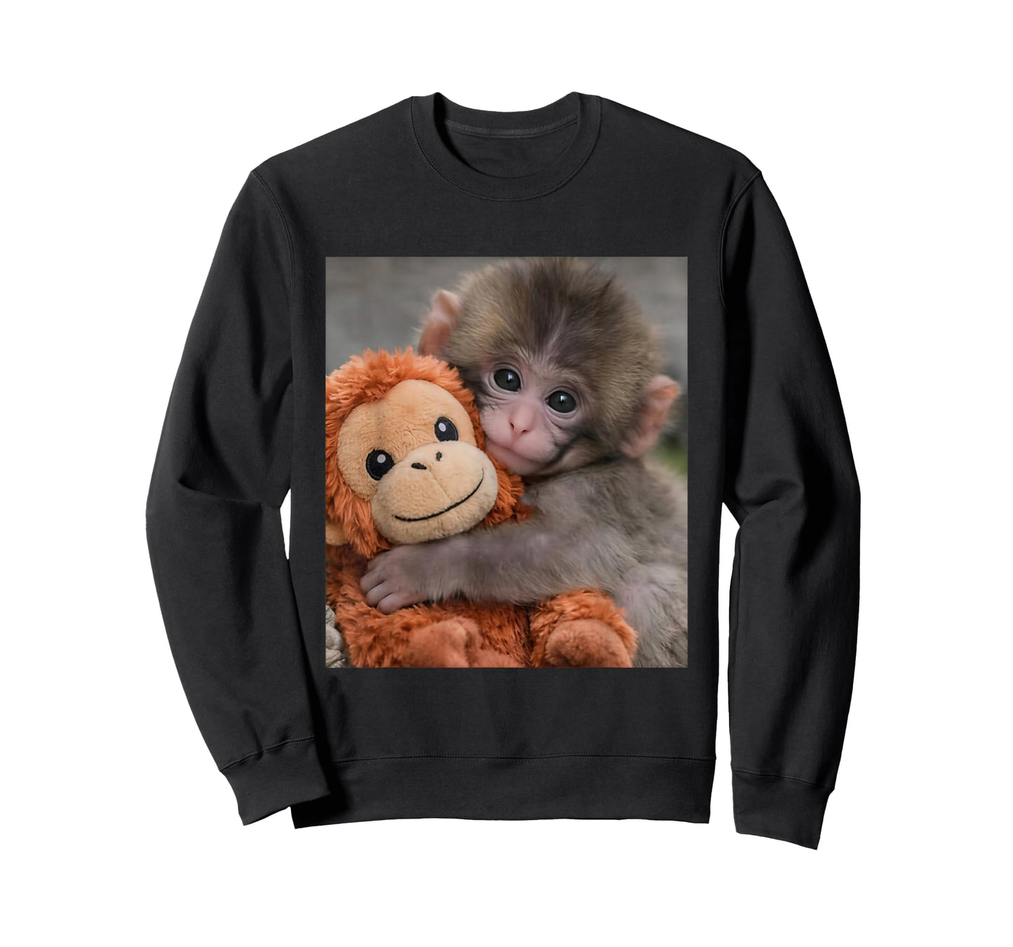 Cute Baby Monkey Punch T-Shirt