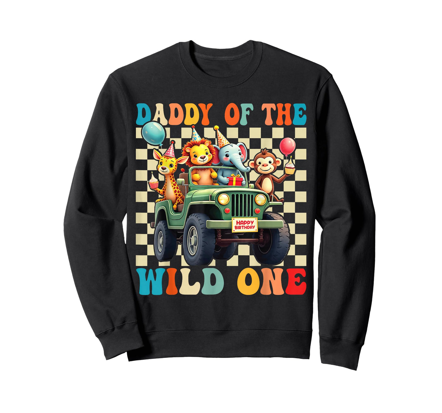 Daddy of The Wild One 1st Birthday Safari Jungle Animals T-Shirt