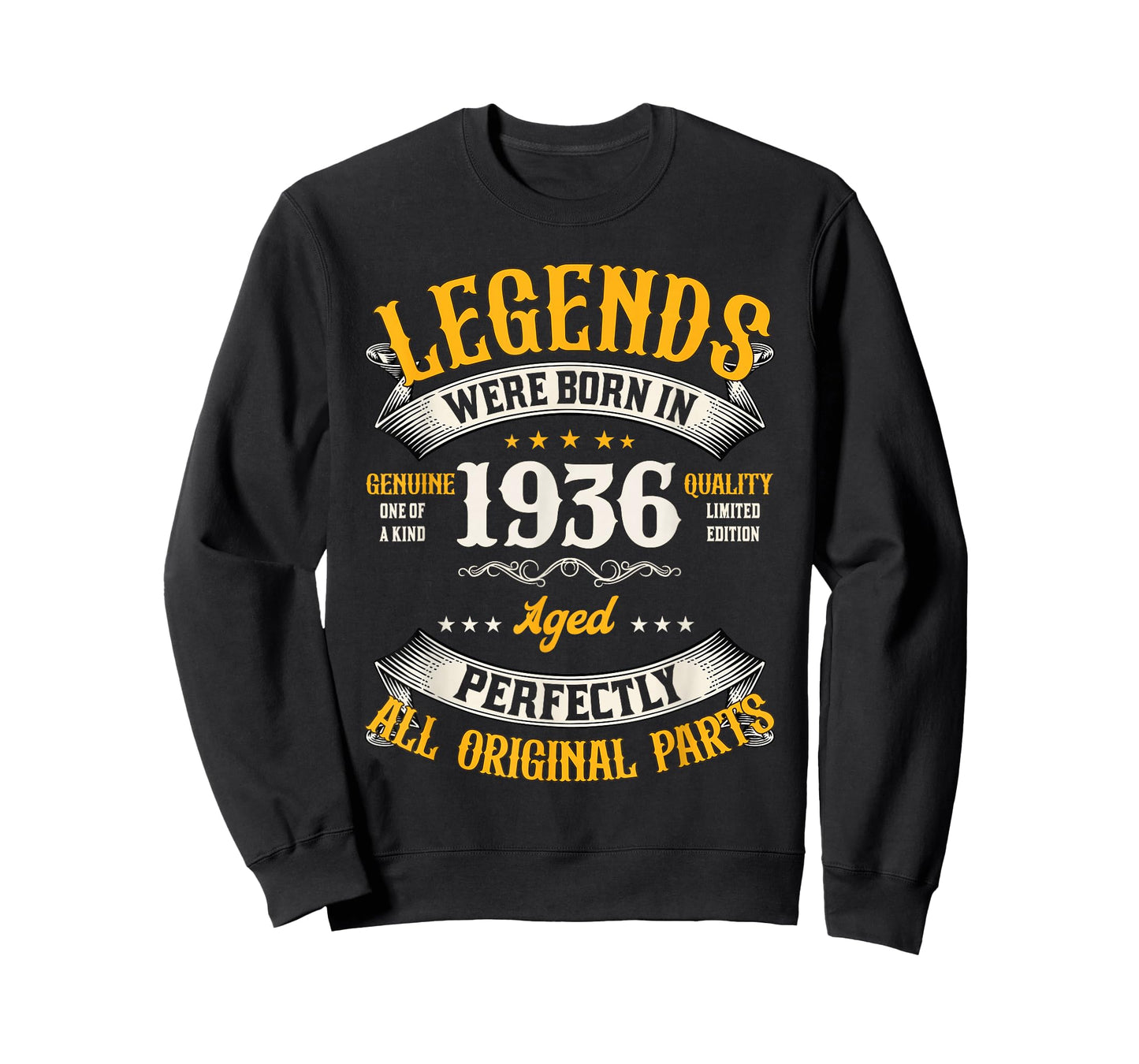 Vintage 90 Birthday Shirt for Men Legends were Born in 1936 T-Shirt