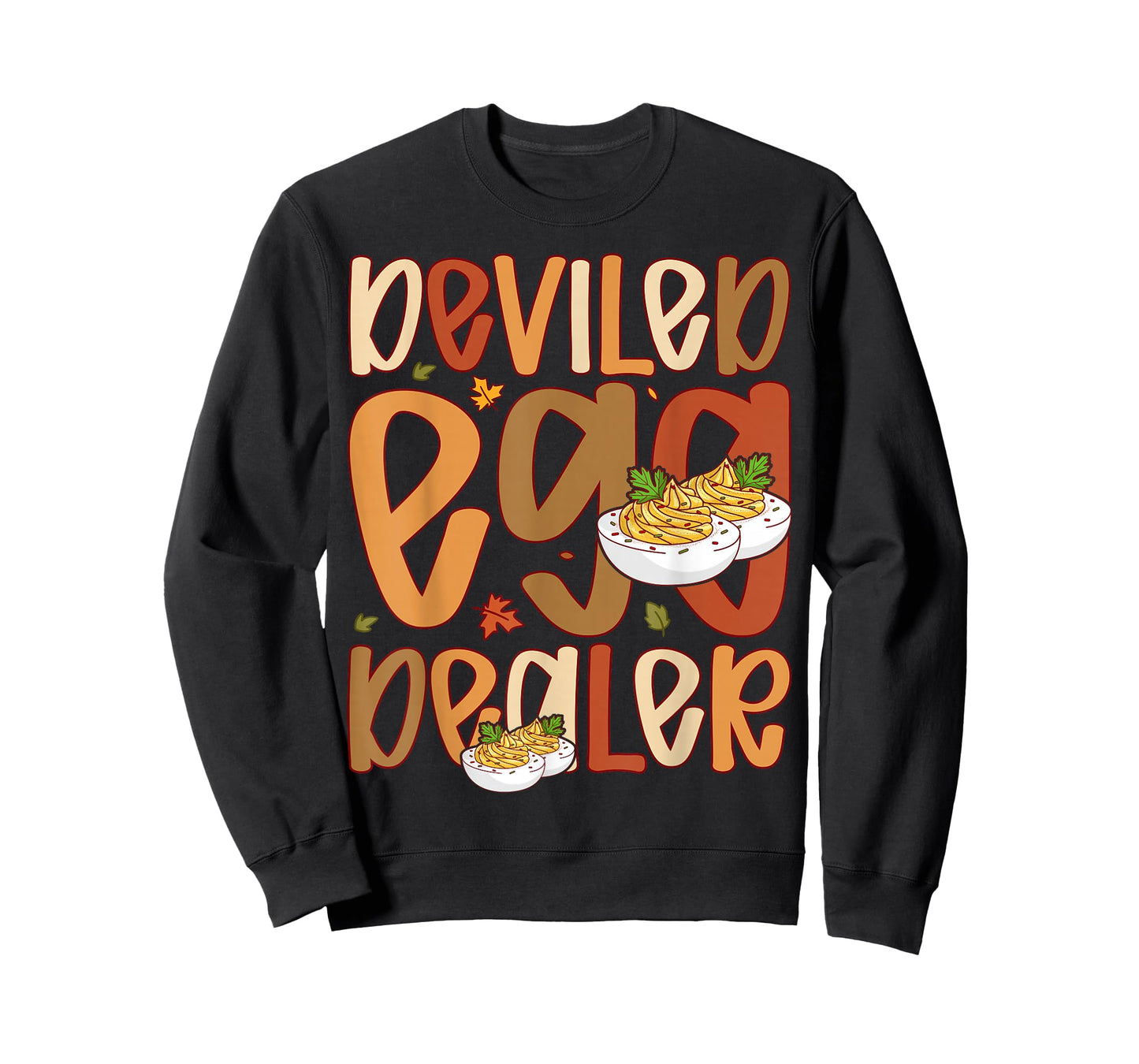 Retro Deviled Egg Dealer Thanksgiving Dinner Funny T-Shirt
