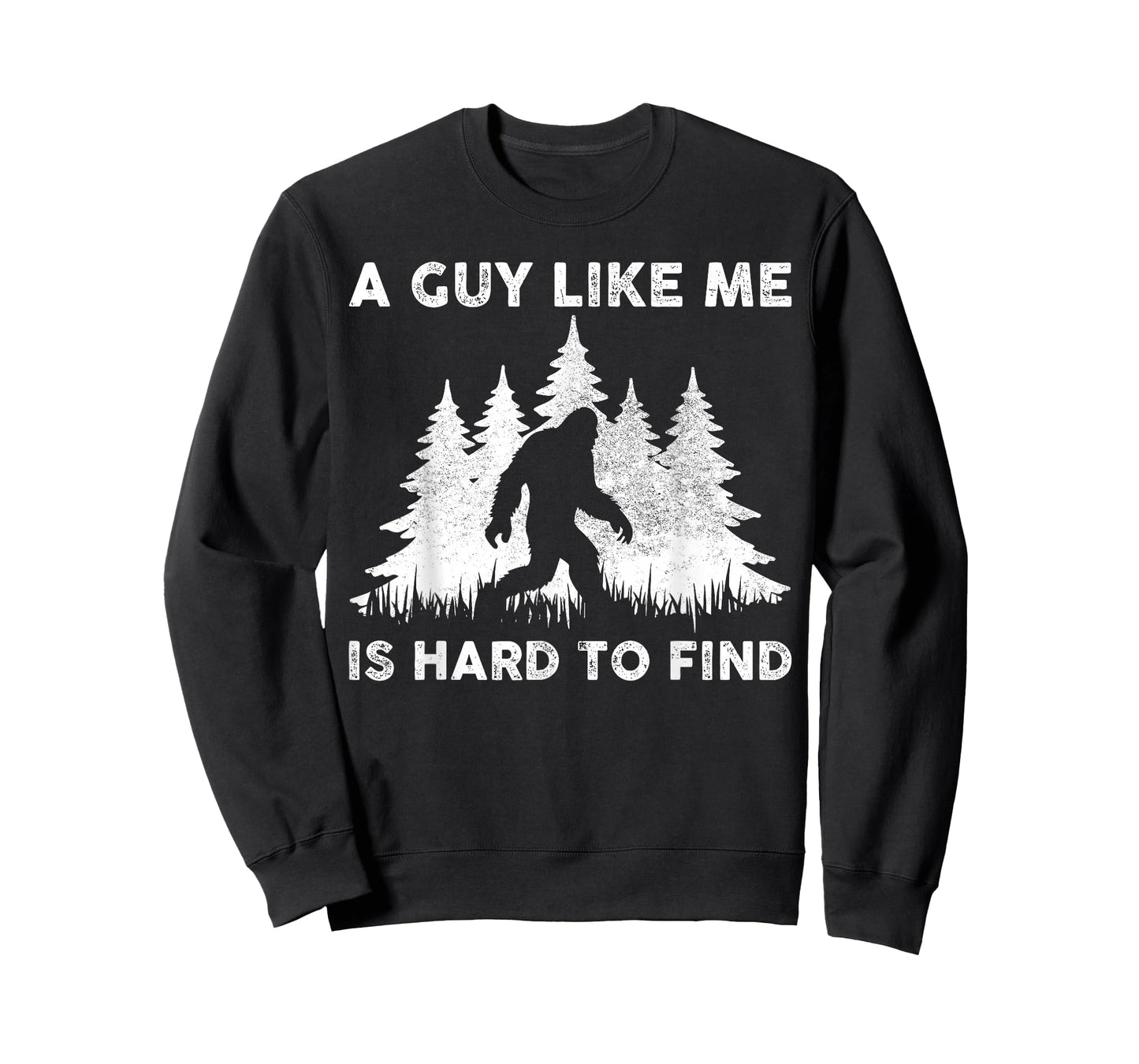 A Guy Like Me is Hard to Fight Retro Bigfoot Men Boy T-Shirt