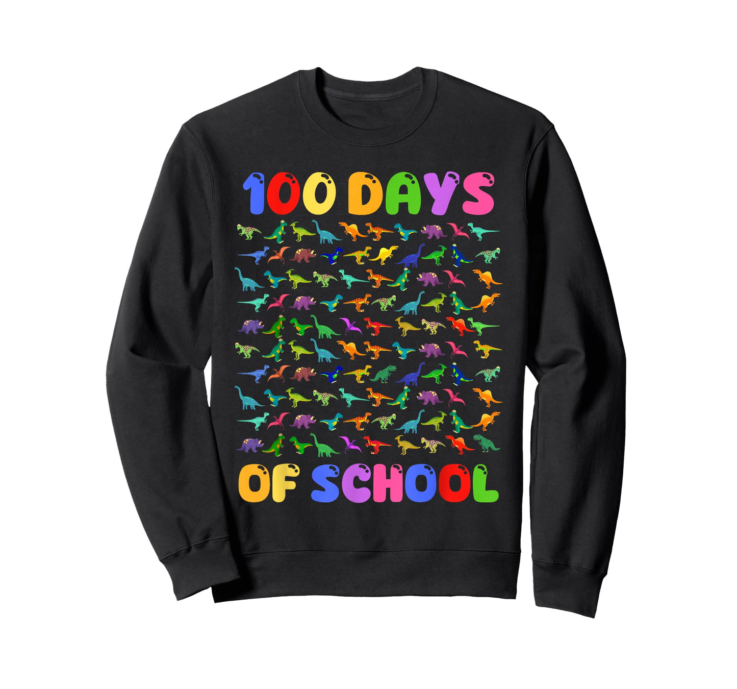 100 Days of School 100th Day Dinosaur Kids T-Shirt