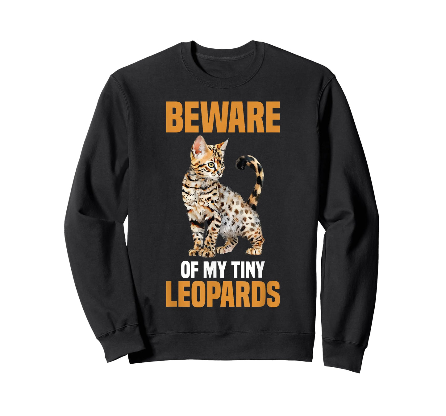 Beware of My Tiny Leopards Bengal Cat T-Shirt