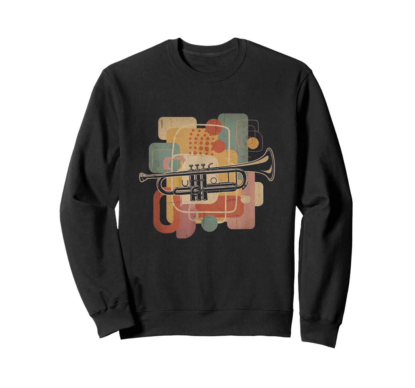 Retro Trumpet Graphic Art Design T-Shirt