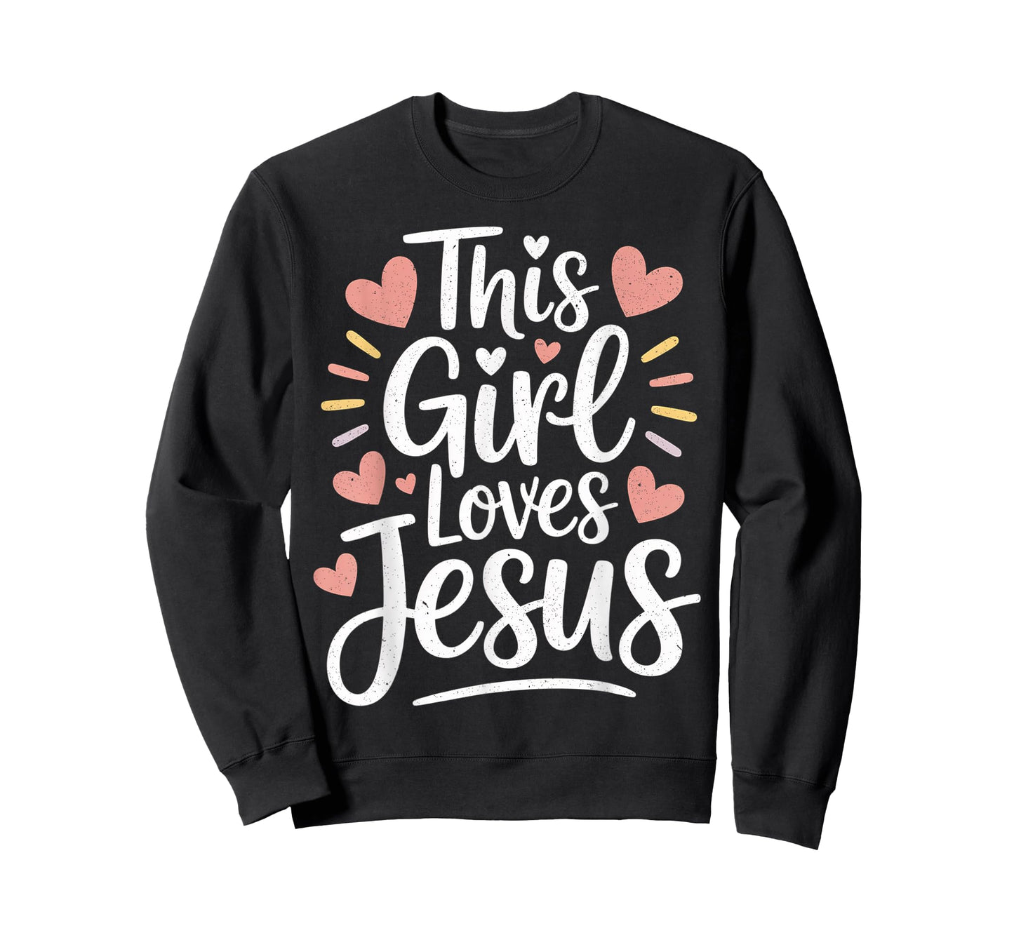 This Girl Loves Jesus Gift for Christian Teen Kid Cool Women T-Shirt