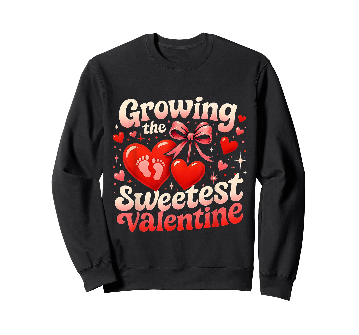 Growing The Sweetest Valentine Pregnancy Announcement T-Shirt