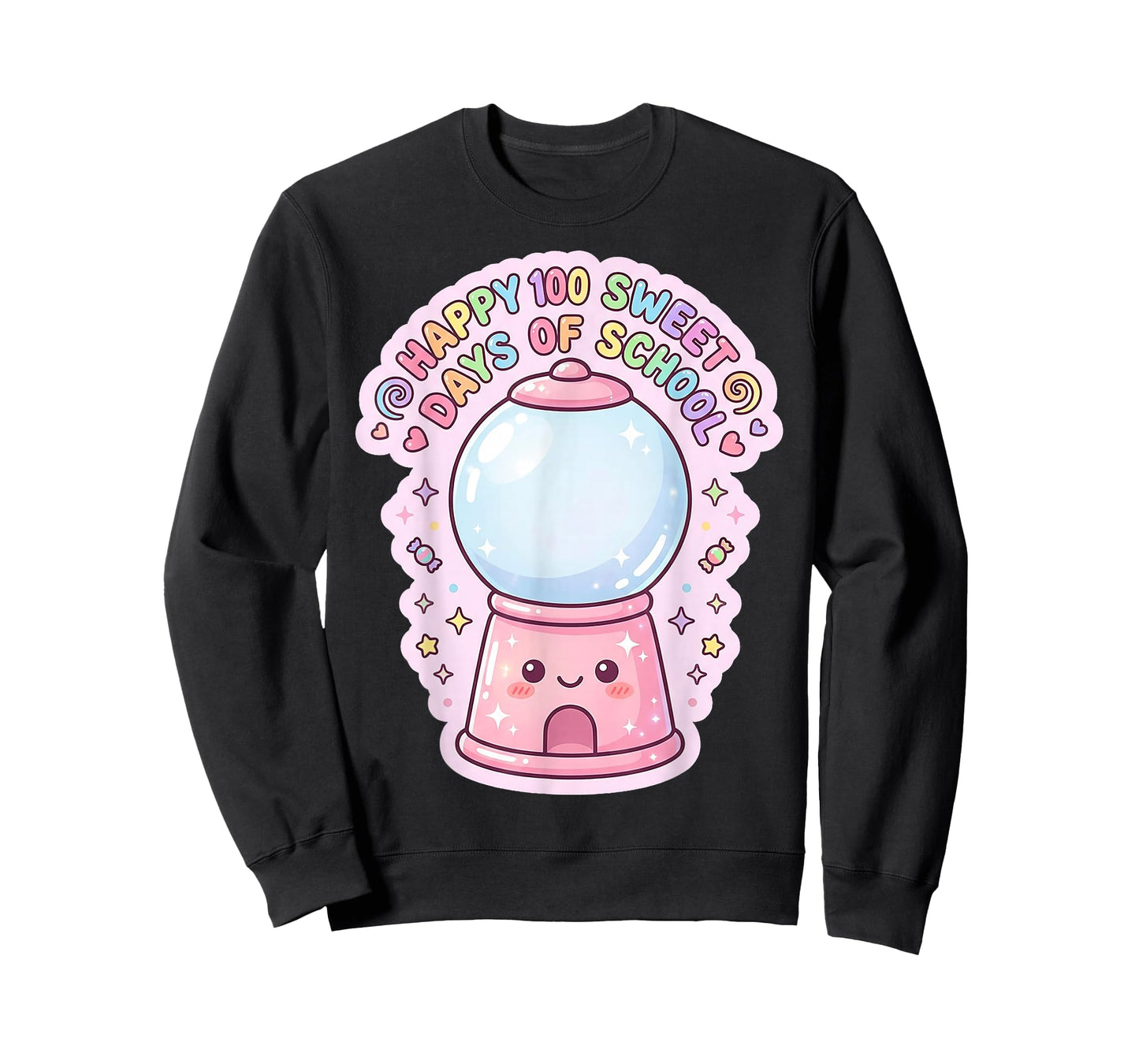 Happy 100 Sweet Days of School Gumball Machine Kids T-Shirt
