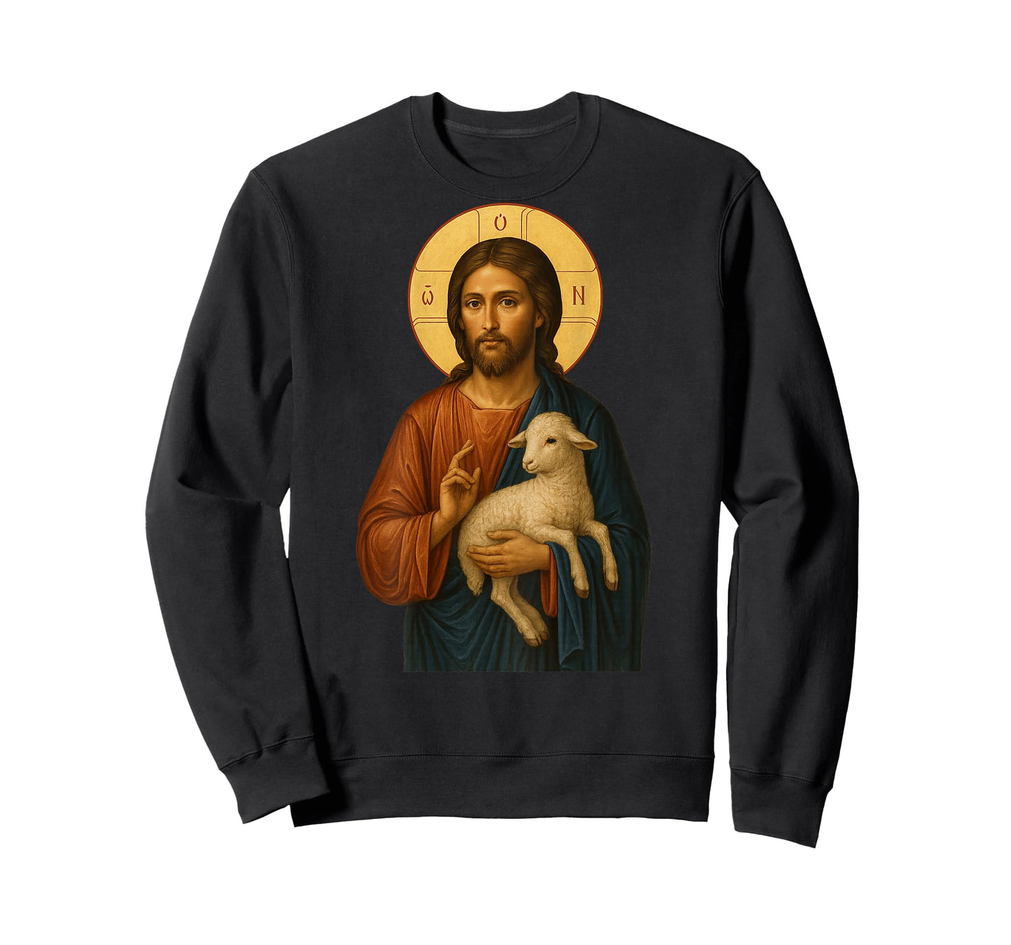 Orthodox Icon of Jesus Christ The Good Shepherd T-Shirt