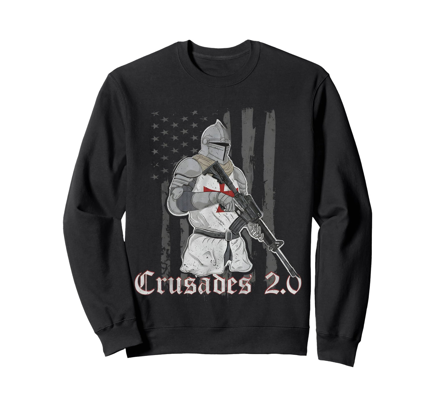 Crusades 2.0 USA American Us Flag Quote T-Shirt