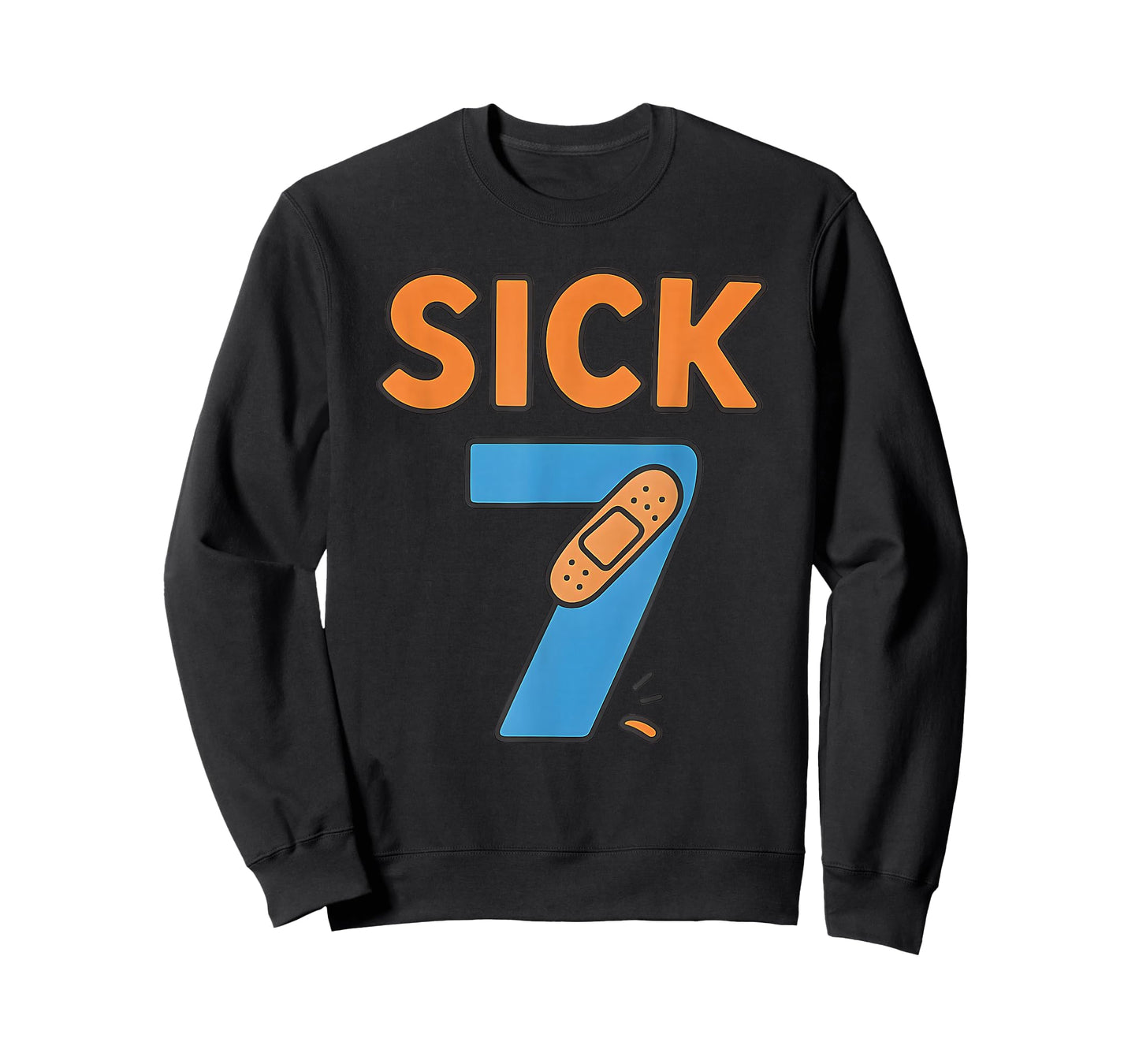 Sick Seven Meme Tee Six Seven Fun Wordplay T-Shirt