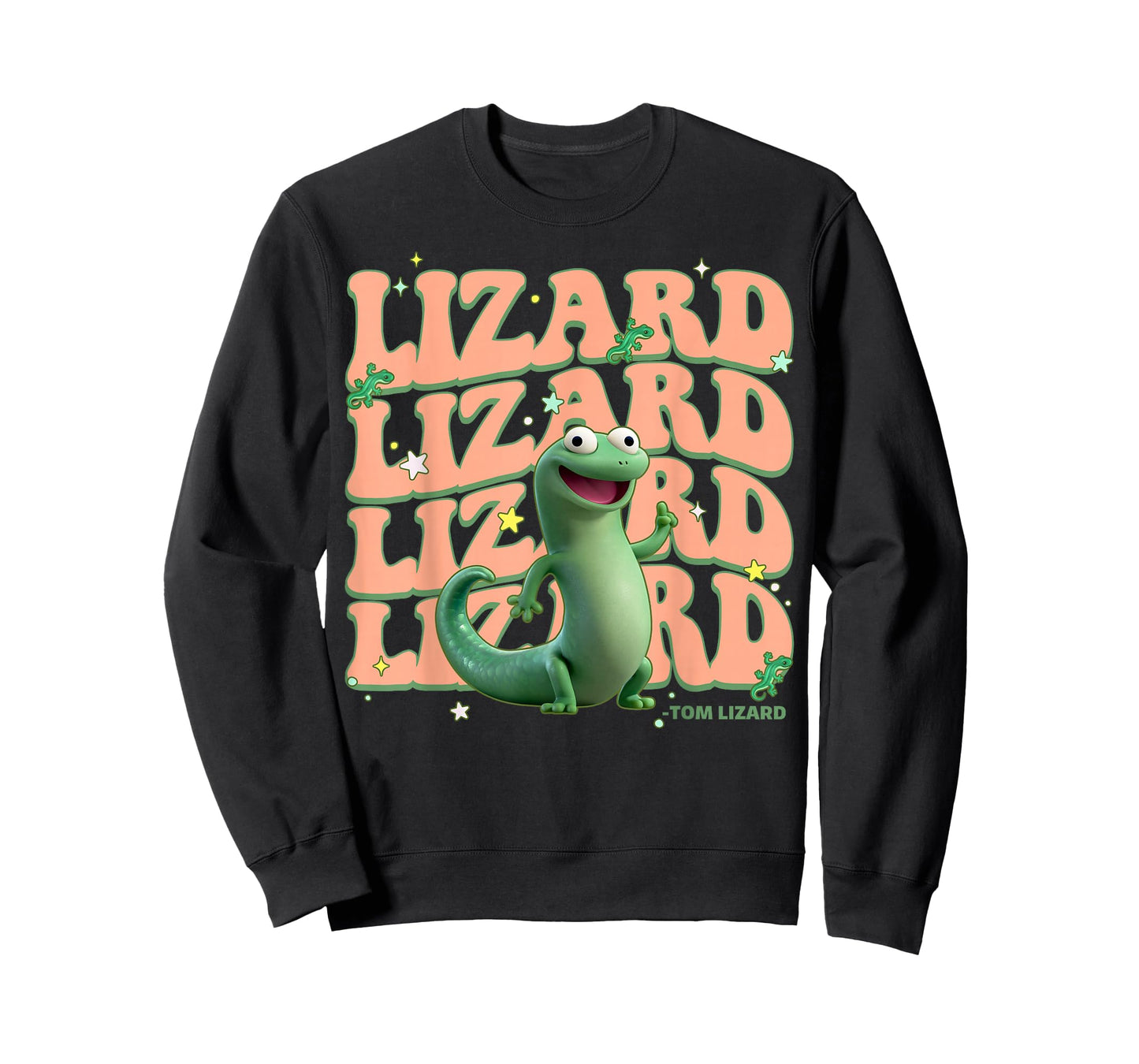 Disney Pixar Hoppers Cute Tom Lizard Groovy Poster T-Shirt