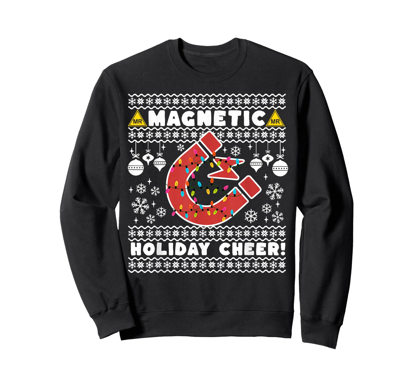 Magnetic Holiday Cheer Ugly Christmas Radiology MRI Rad Tech T-Shirt