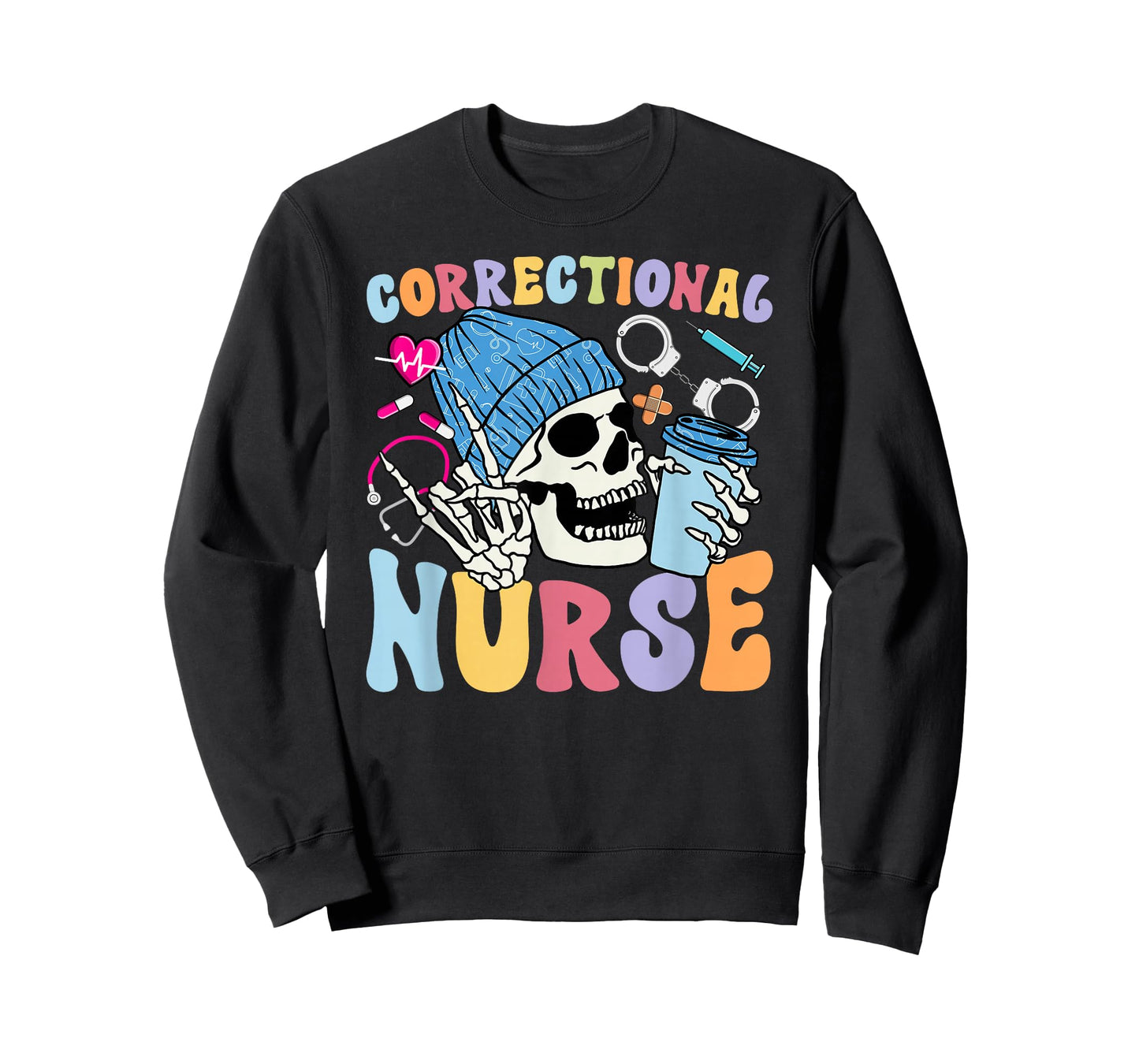 Groovy Correctional Nurse Corrections Nurse Prison Nurse T-Shirt