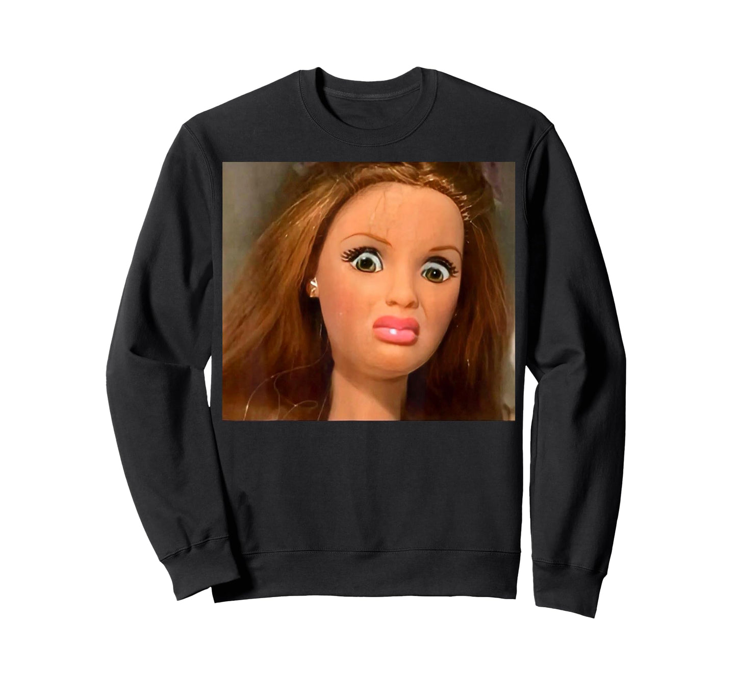 Funny Disgusting Doll face Meme Hilarious Sarcastic Gift Tee T-Shirt