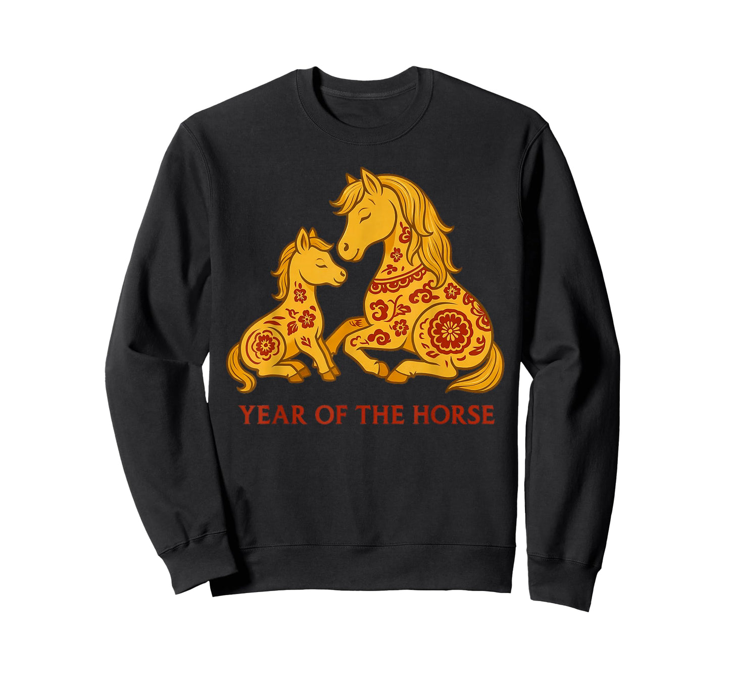 Happy Chinese New Year of The Horse 2026 Family Matching Mom T-Shirt
