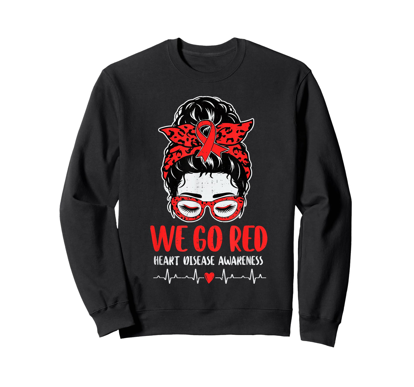 February is Red Heart Disease Awareness CHD Heart Health T-Shirt
