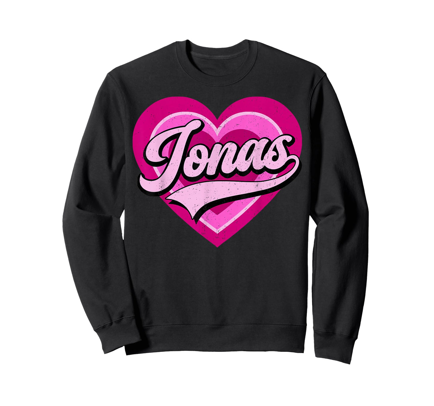 Retro Jonas First Name I Love Jonas 80's Vintage T-Shirt
