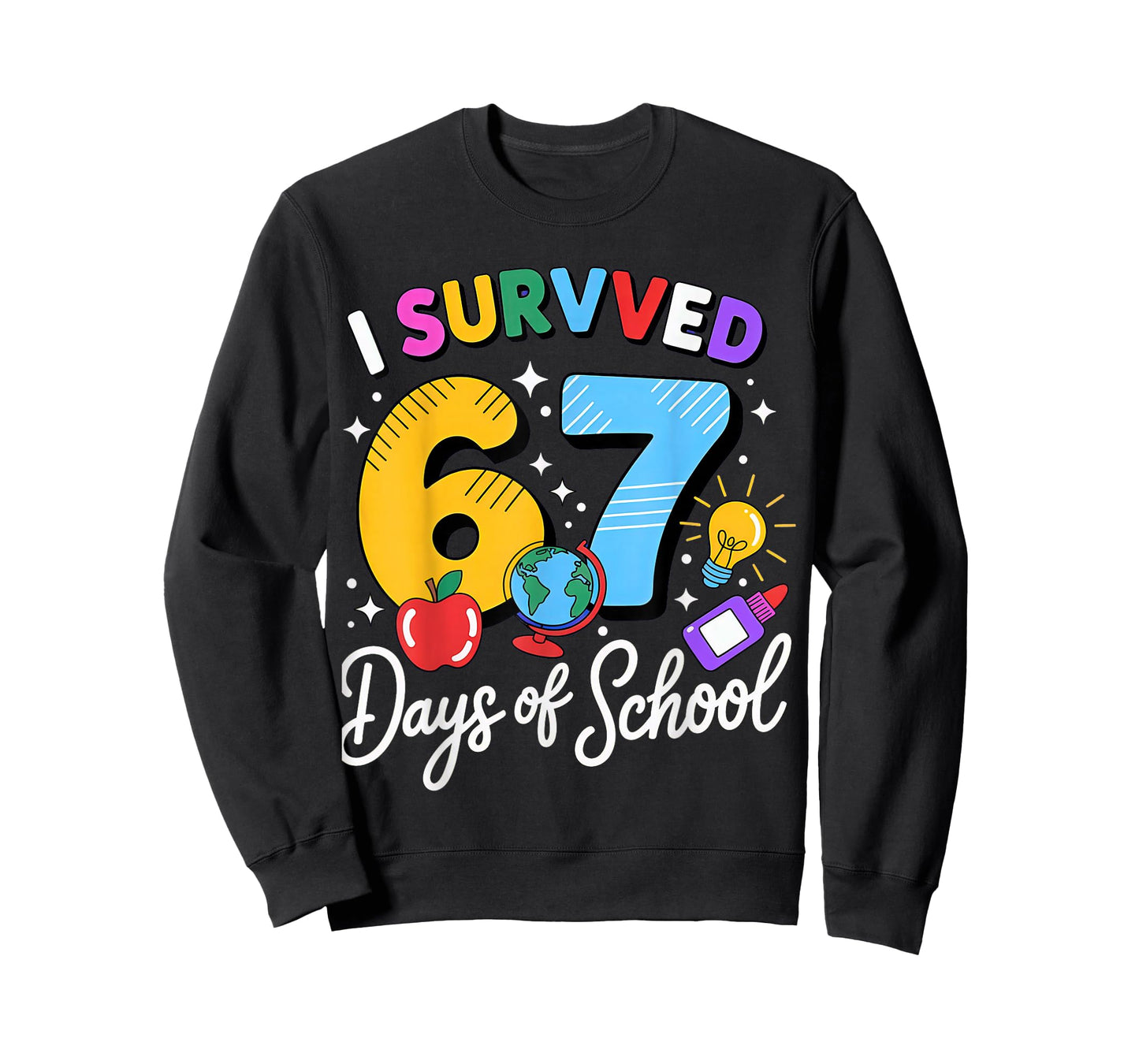I Survived 67 Days of School Meme Teacher Student T-Shirt