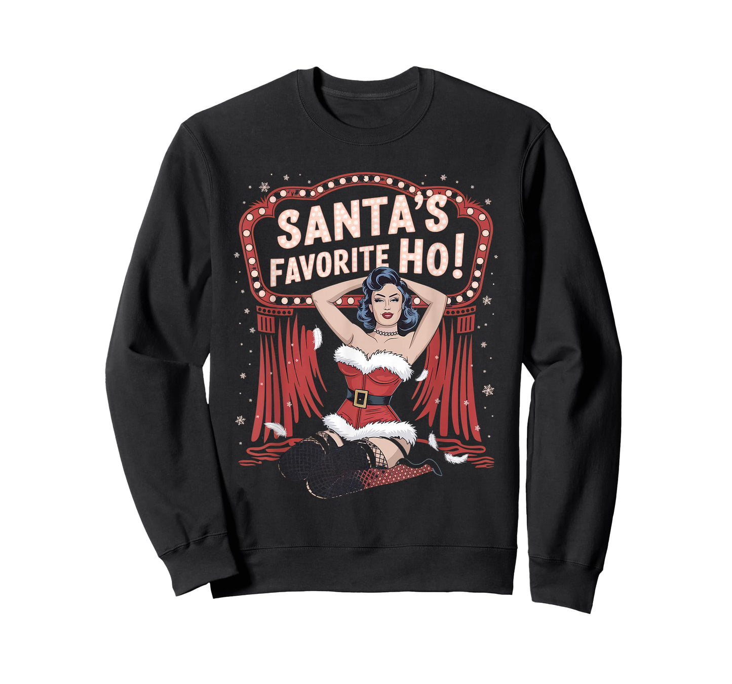 Santa's Favorite Ho Tshirt Funny Christmas Naughty Pajama T-Shirt