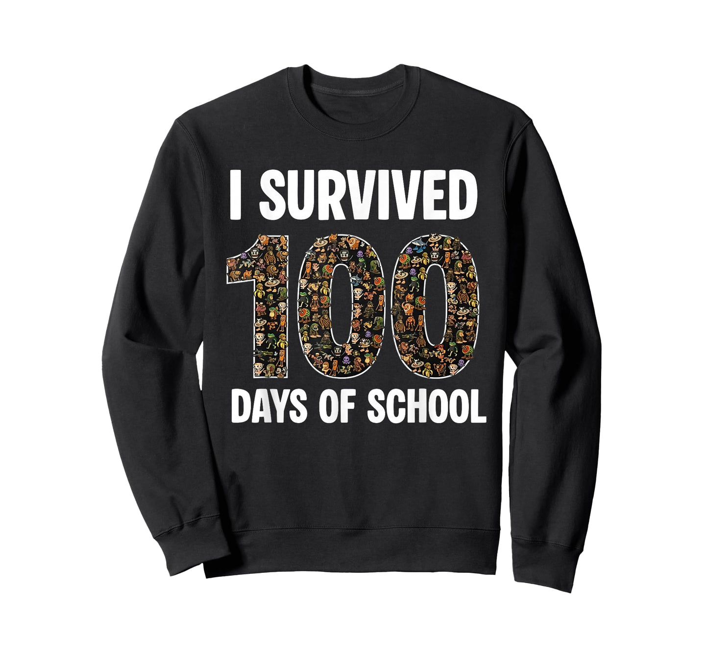 100 Days of School Funny Brain Rot Italian Brainrot Boy Kids T-Shirt