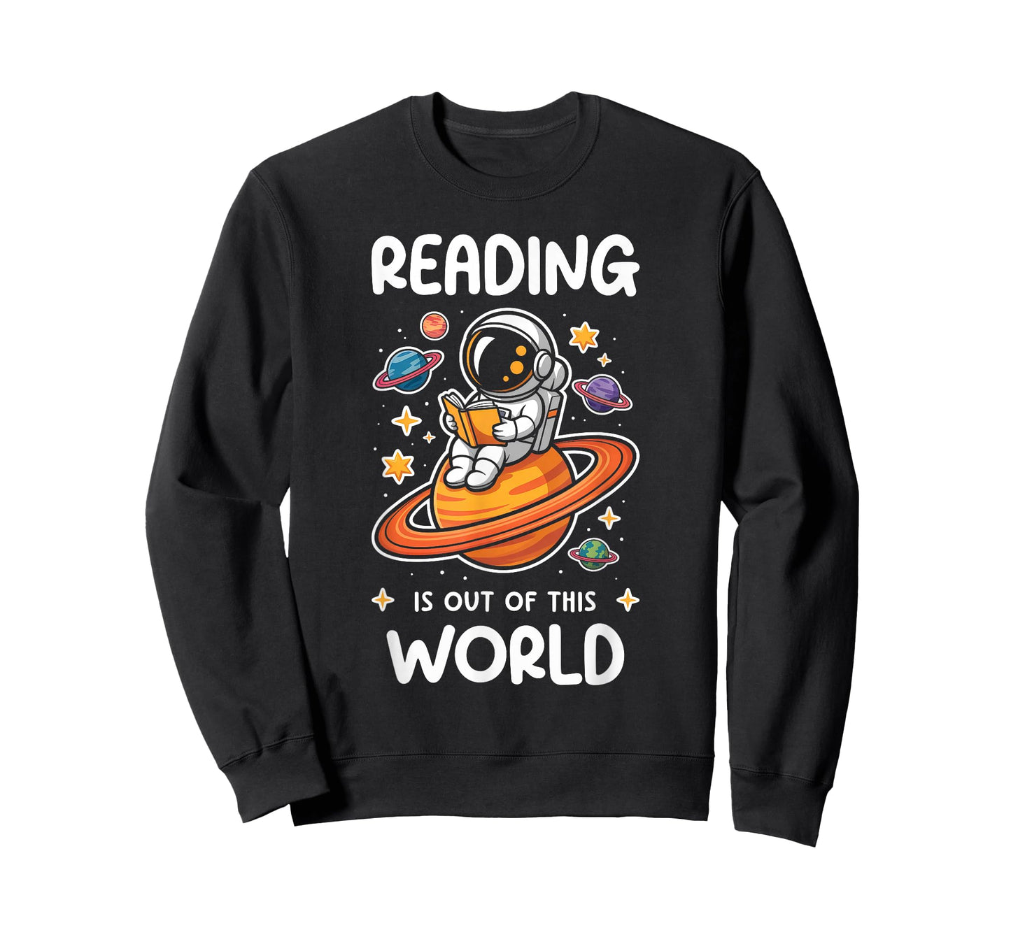 Reading is Out of This World Astronaut Space Book Lover T-Shirt